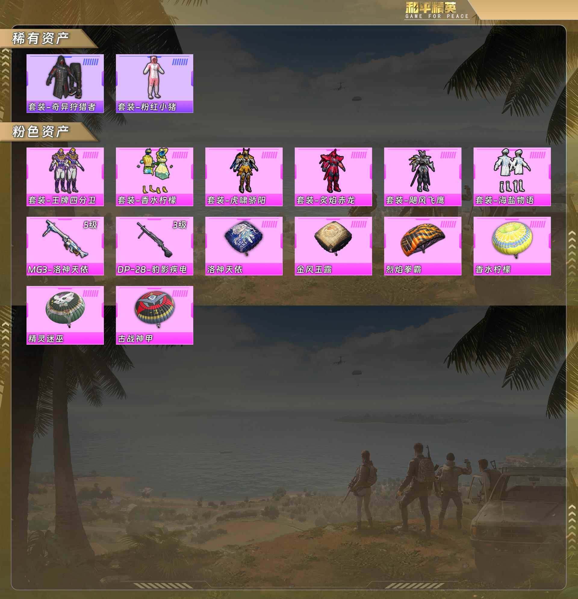 HPQM478527和平精英账号详情图5