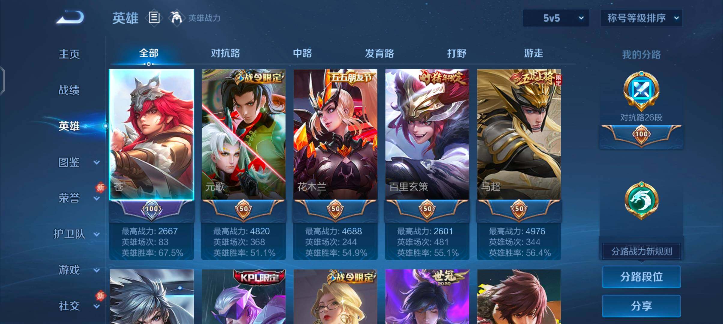 WZCMW4103409王者荣耀账号详情图3