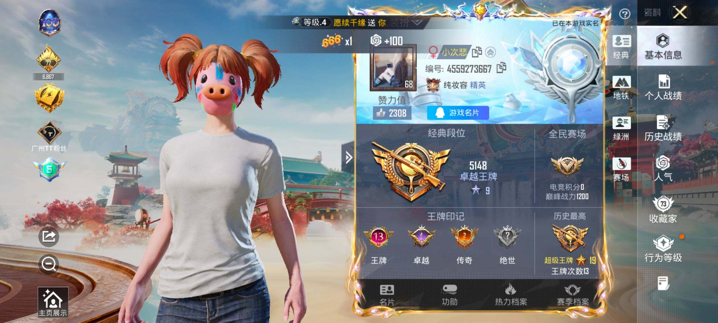 HPCMW458646和平精英账号详情图2