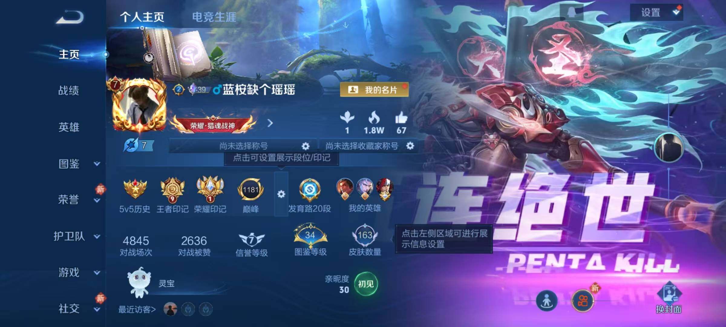 WZJZ4102428王者荣耀账号详情图5