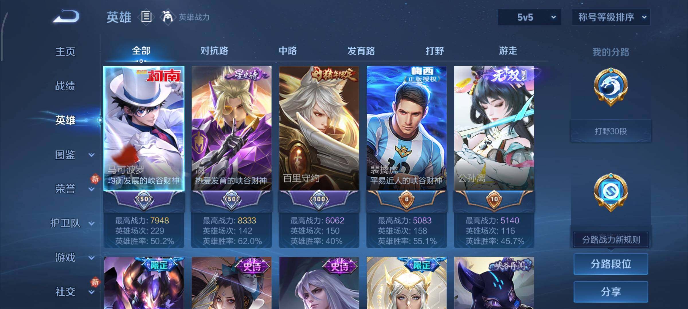 WZCMW4103209王者荣耀账号详情图3