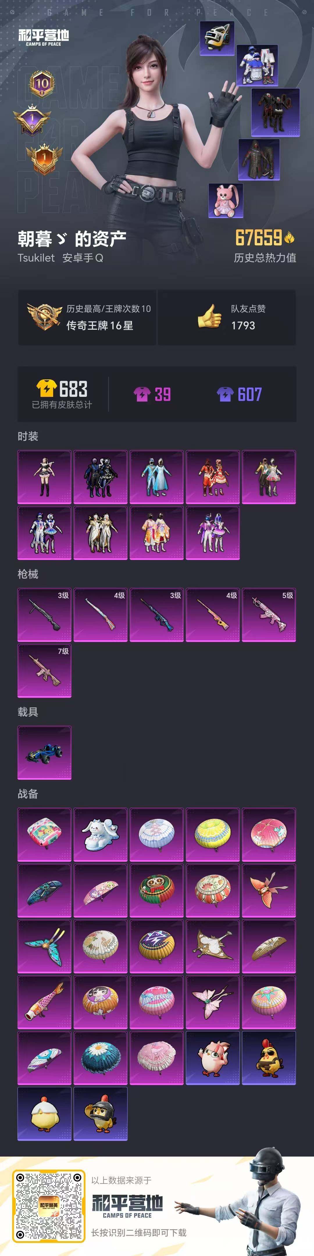 HPQM447295和平精英账号详情图19