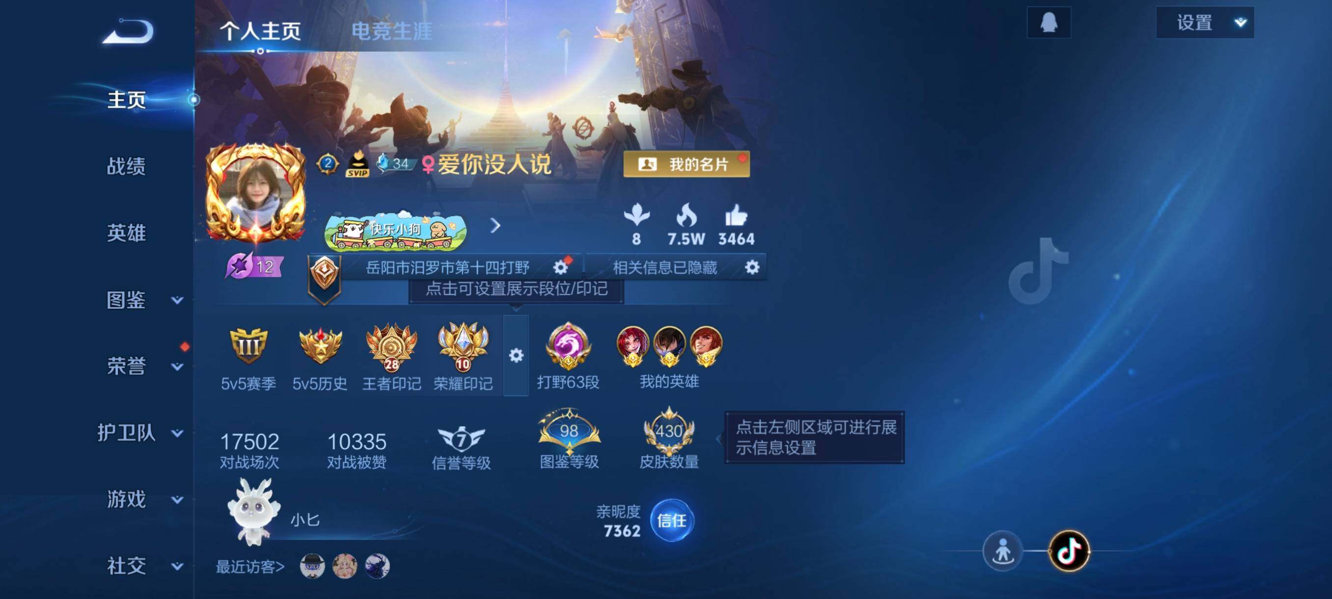 WZCMW4108325王者荣耀账号详情图3