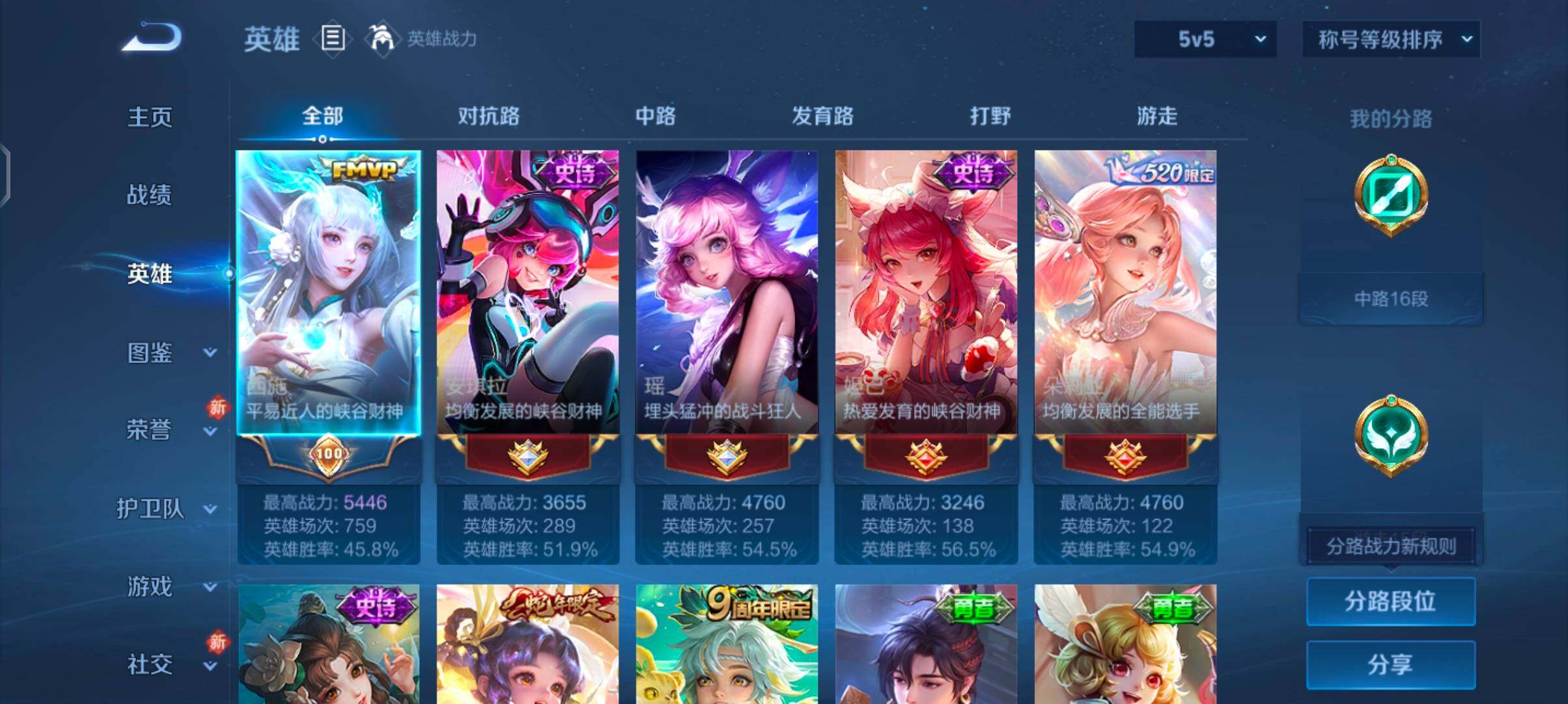 WZCMW4103299王者荣耀账号详情图3 WZCMW4103299王者荣耀账号详情图3