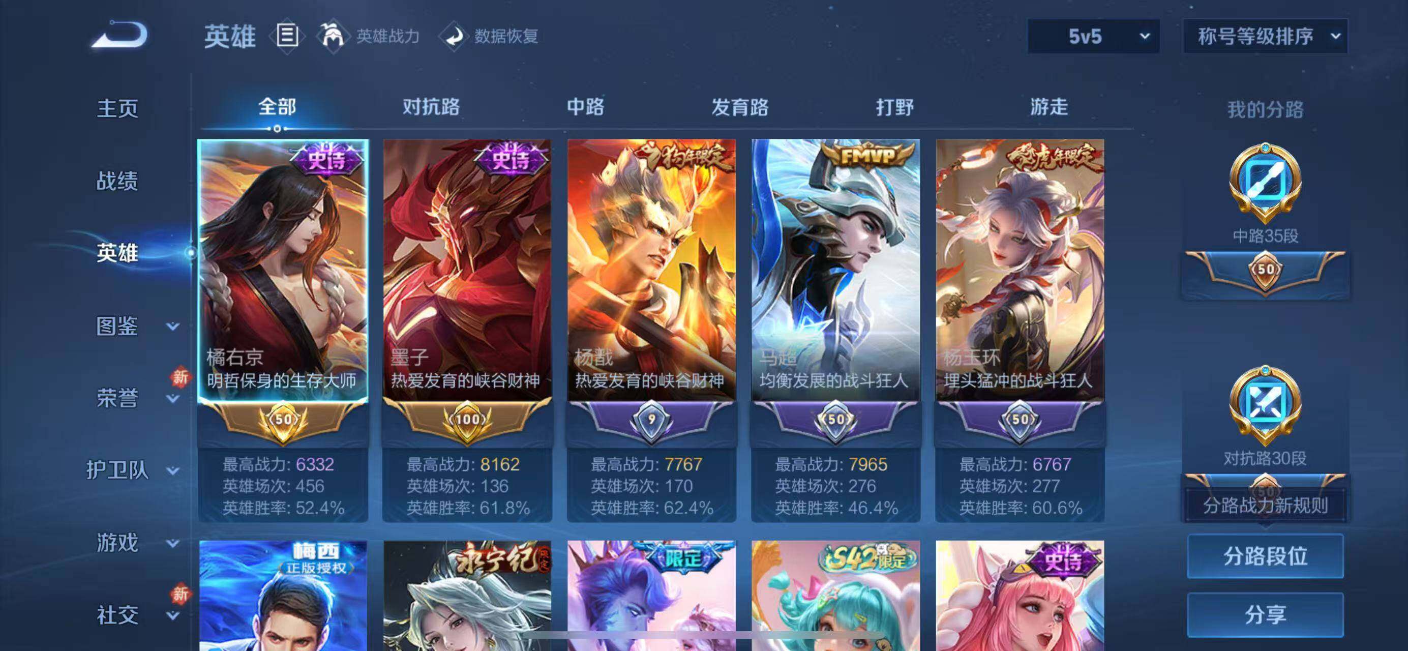 WZQM493195王者荣耀账号详情图7