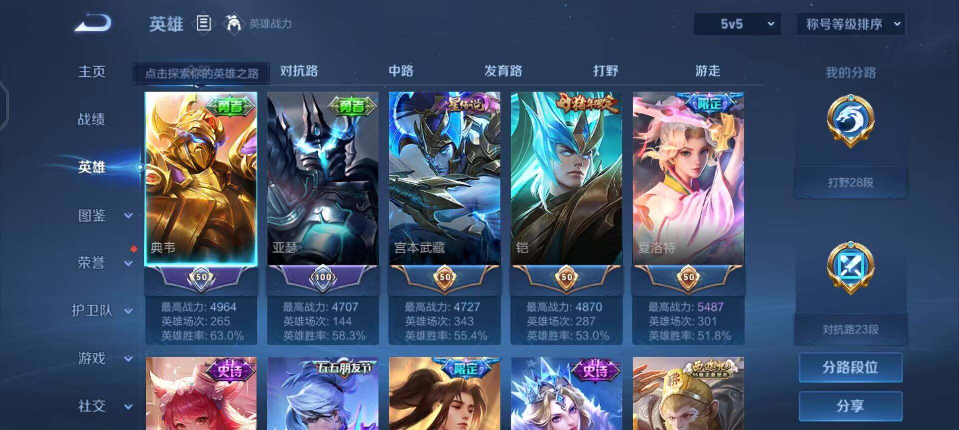 WZQM4110584王者荣耀账号详情图10