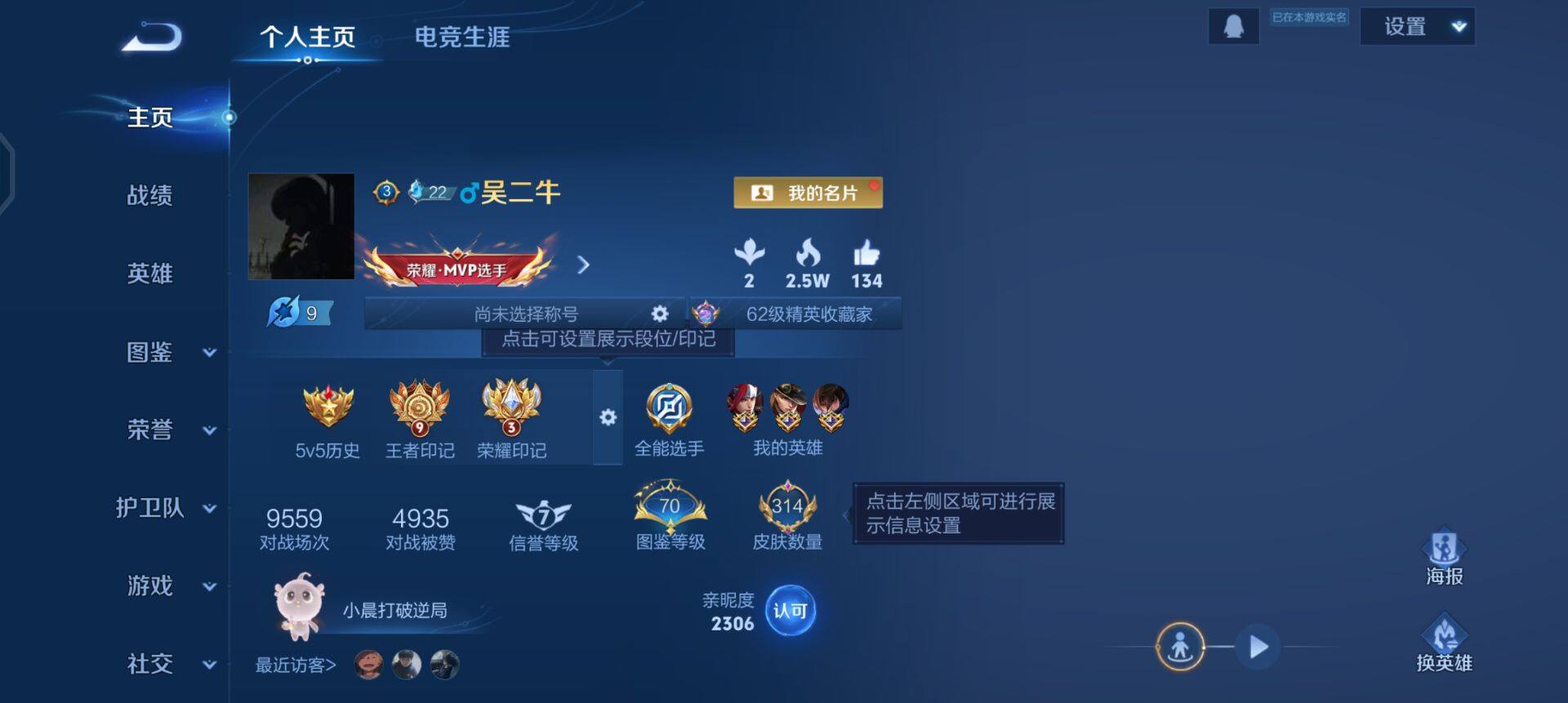 WZQM4117601王者荣耀账号详情图3