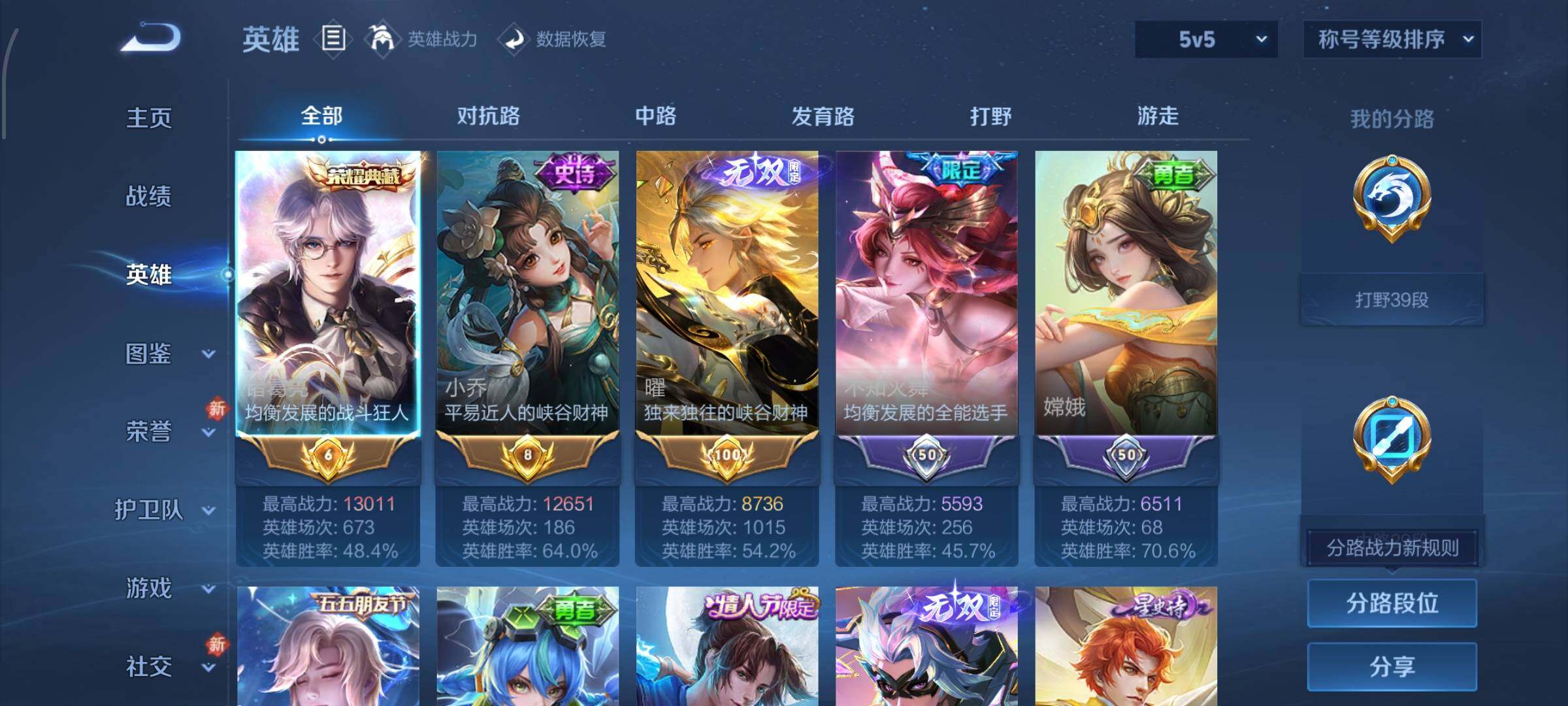 WZCMW4103349王者荣耀账号详情图3