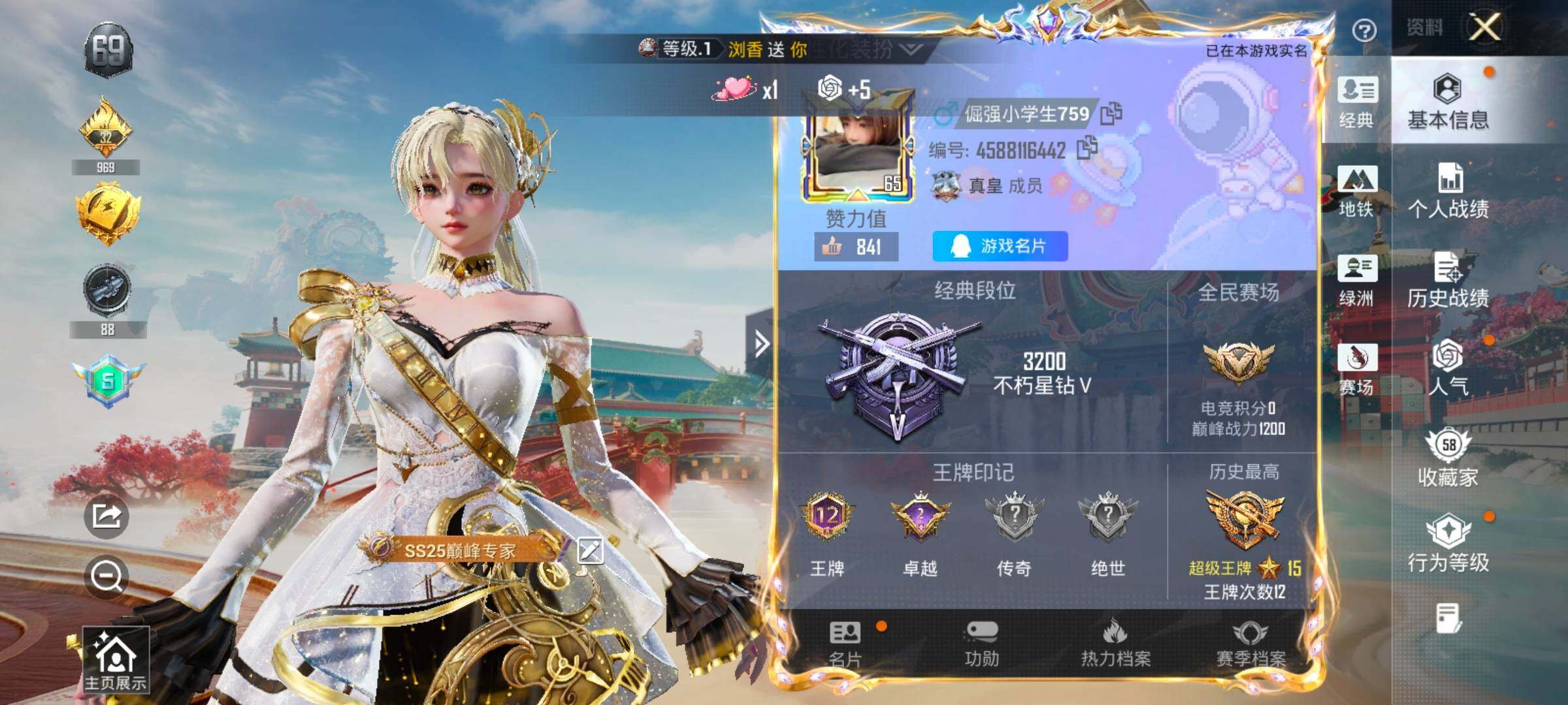 HPCMW458656和平精英账号详情图2