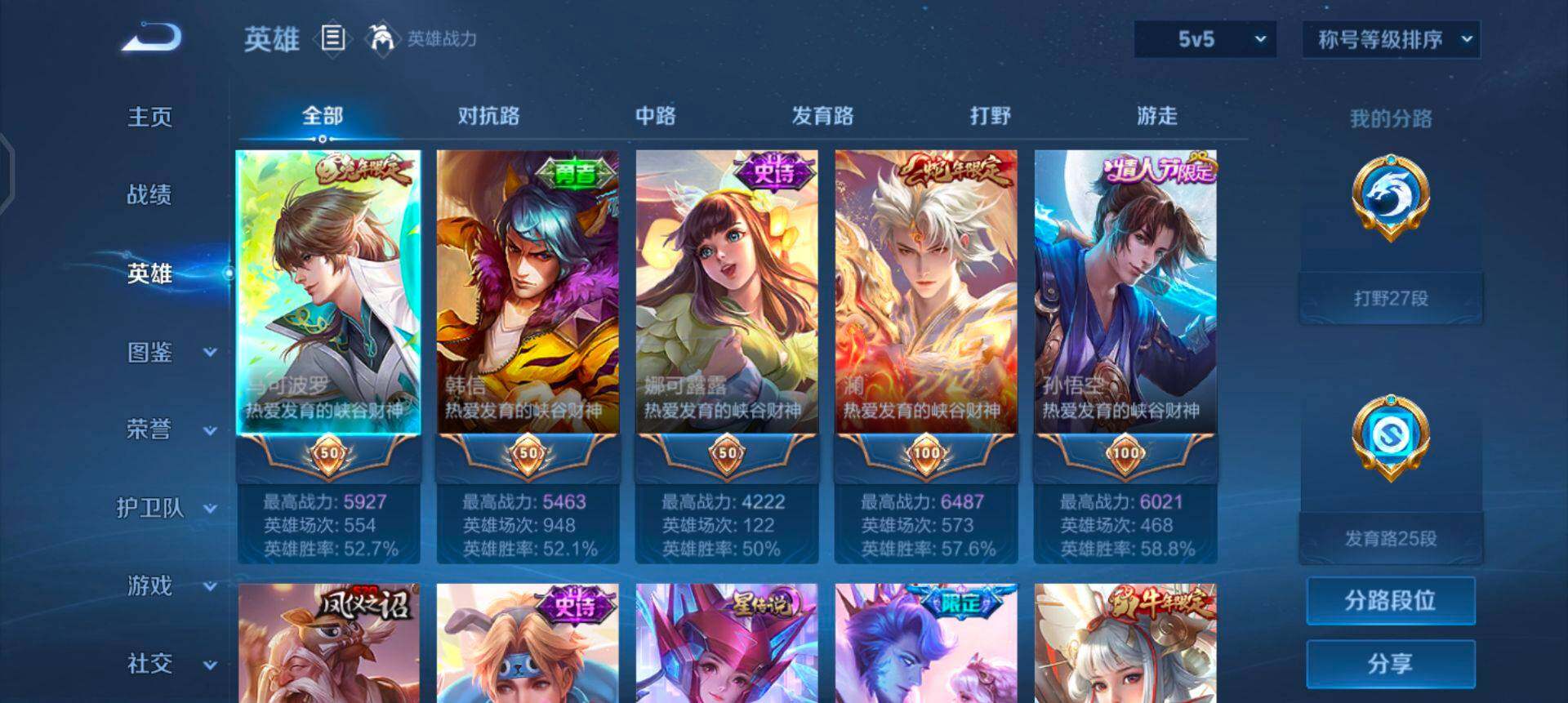 WZQM4117150王者荣耀账号详情图6