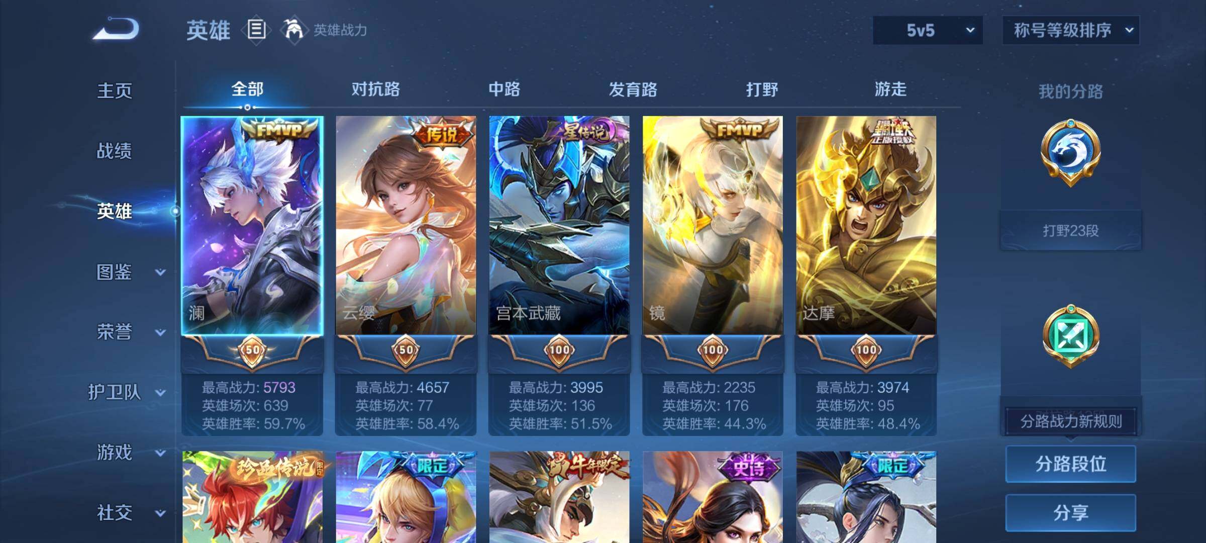 WZCMY493833王者荣耀账号详情图3