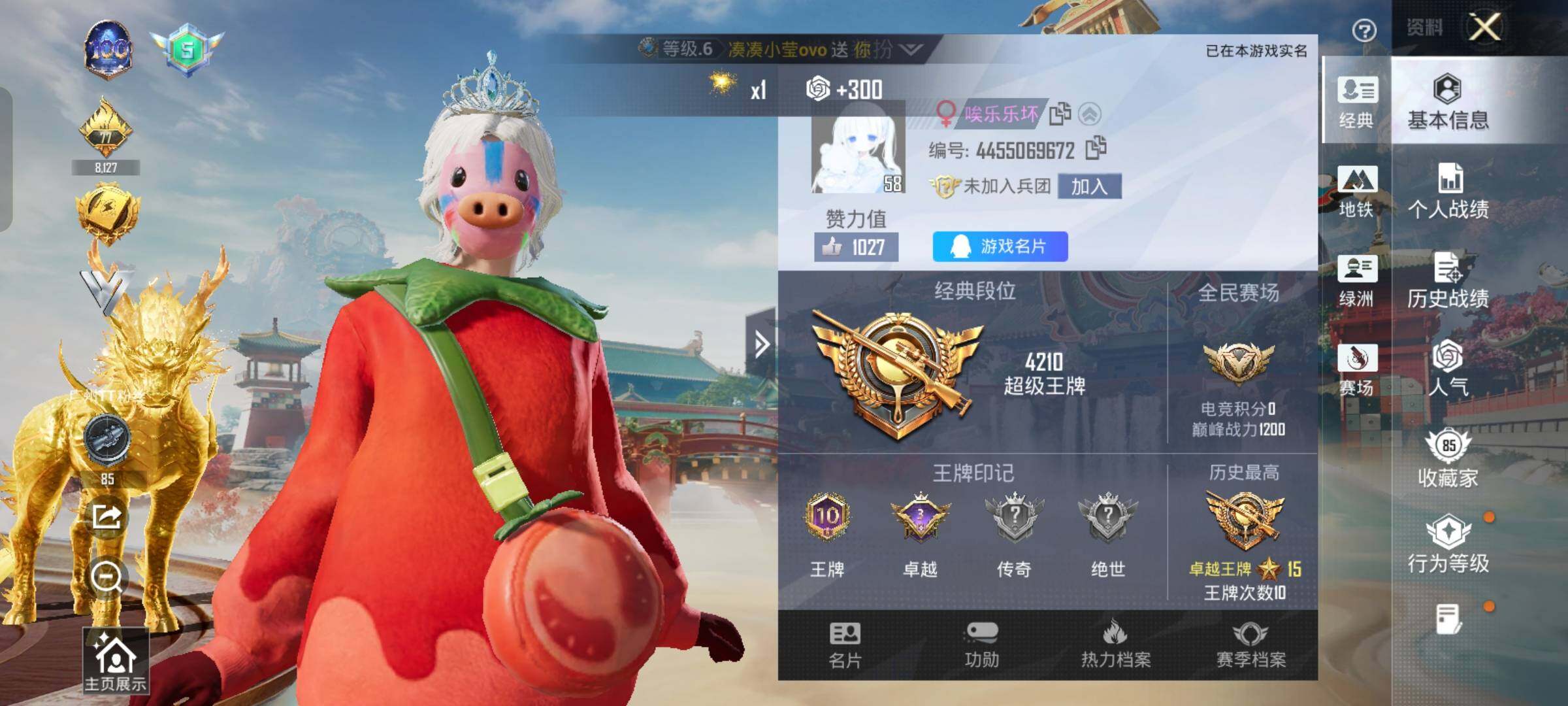 HPCMW458643和平精英账号详情图2