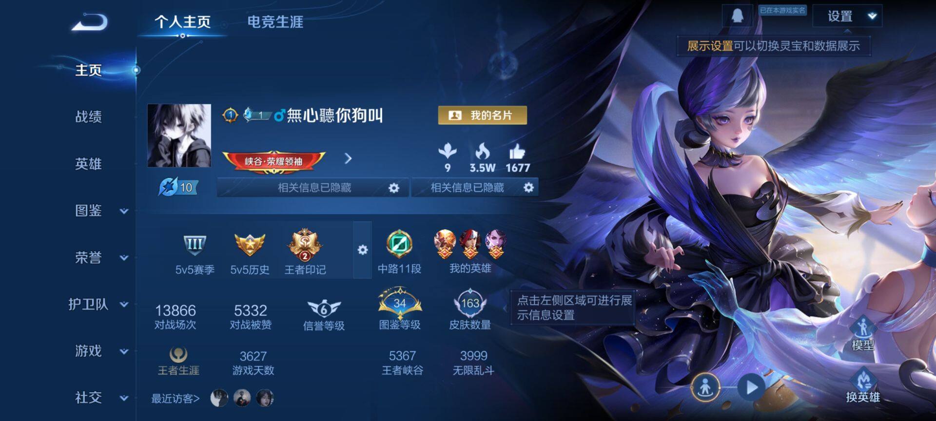 WZQM493556王者荣耀账号详情图3