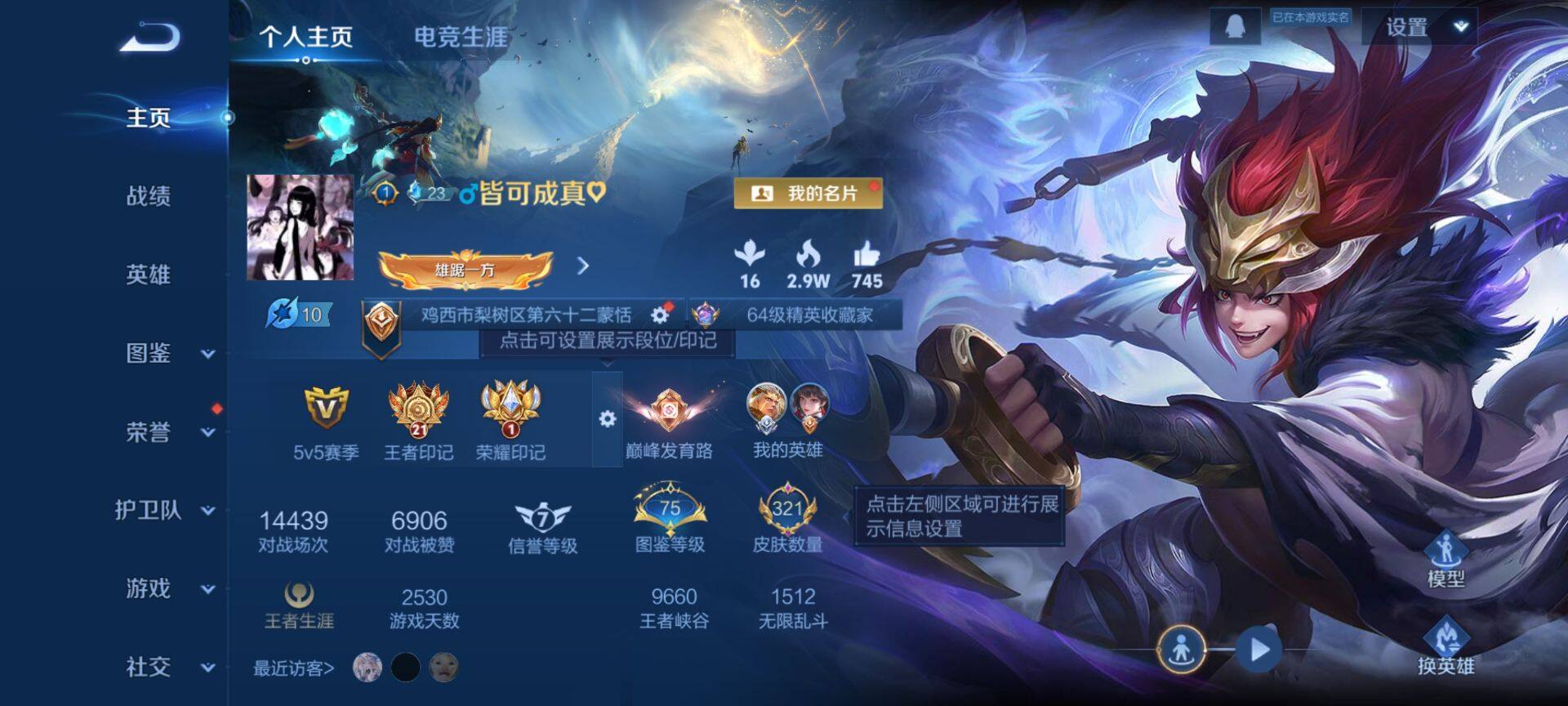 WZQM493578王者荣耀账号详情图3