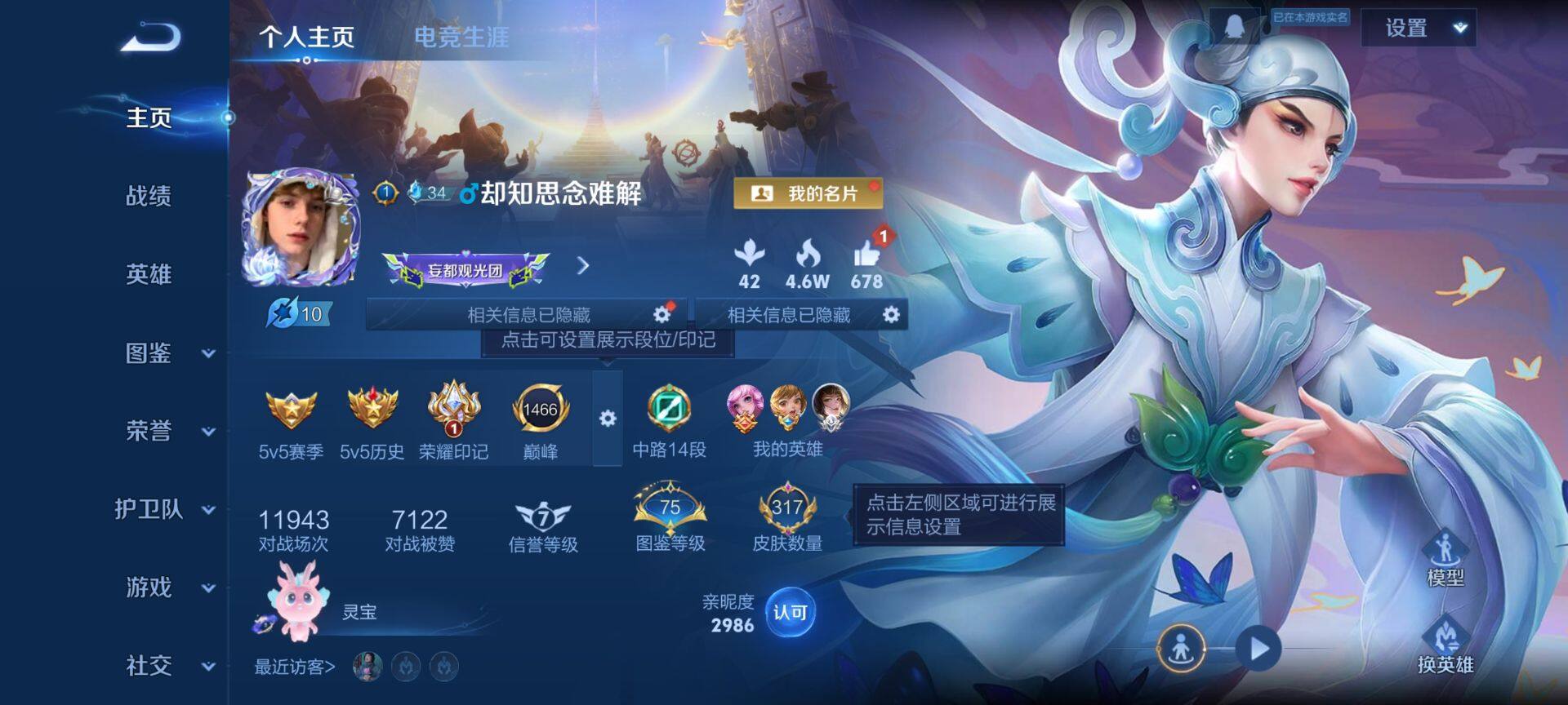 WZQM493675王者荣耀账号详情图3 WZQM493675王者荣耀账号详情图3