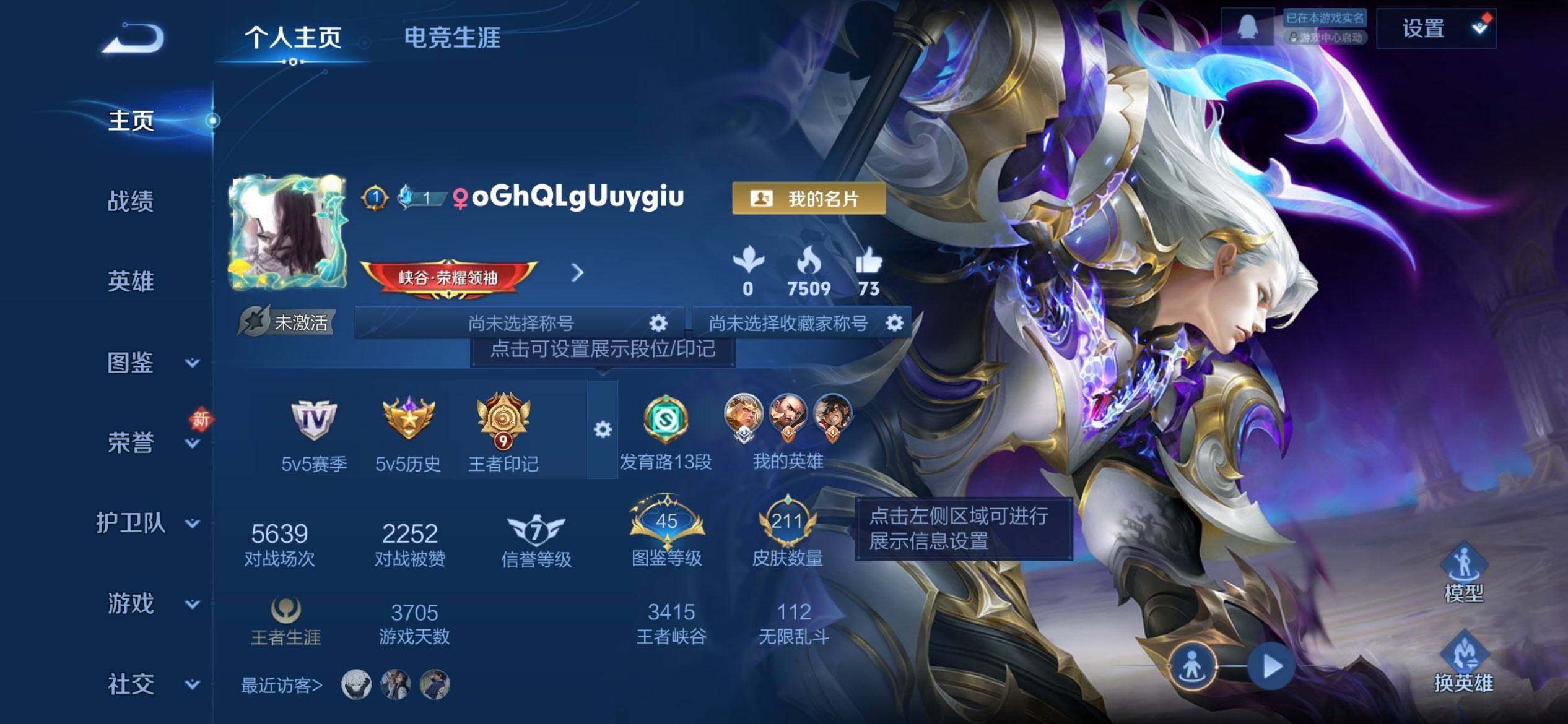 WZQM493651王者荣耀账号详情图3 WZQM493651王者荣耀账号详情图3