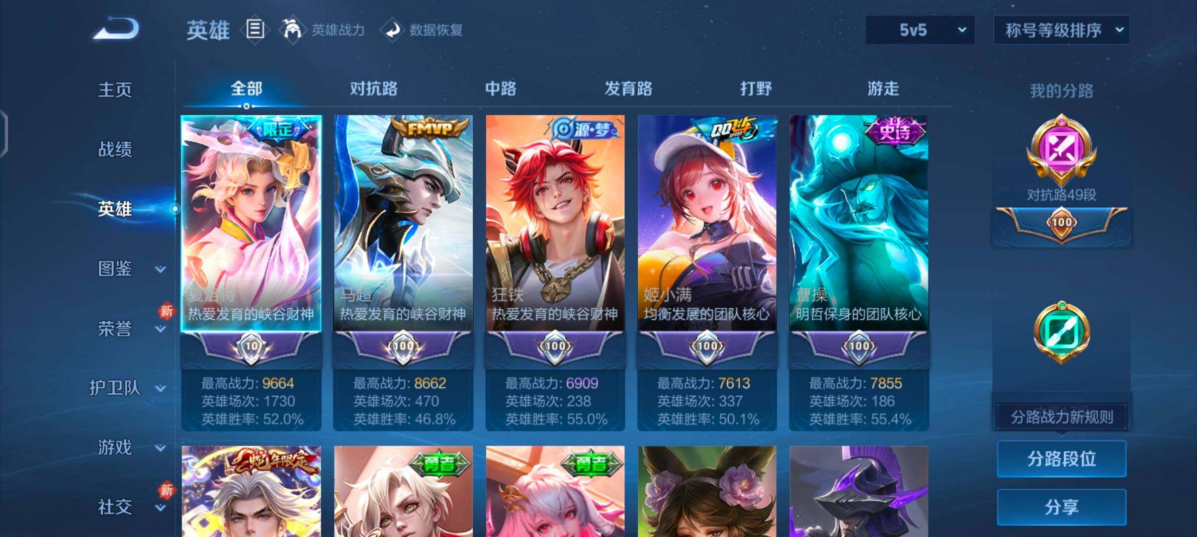 WZCMW4103456王者荣耀账号详情图3