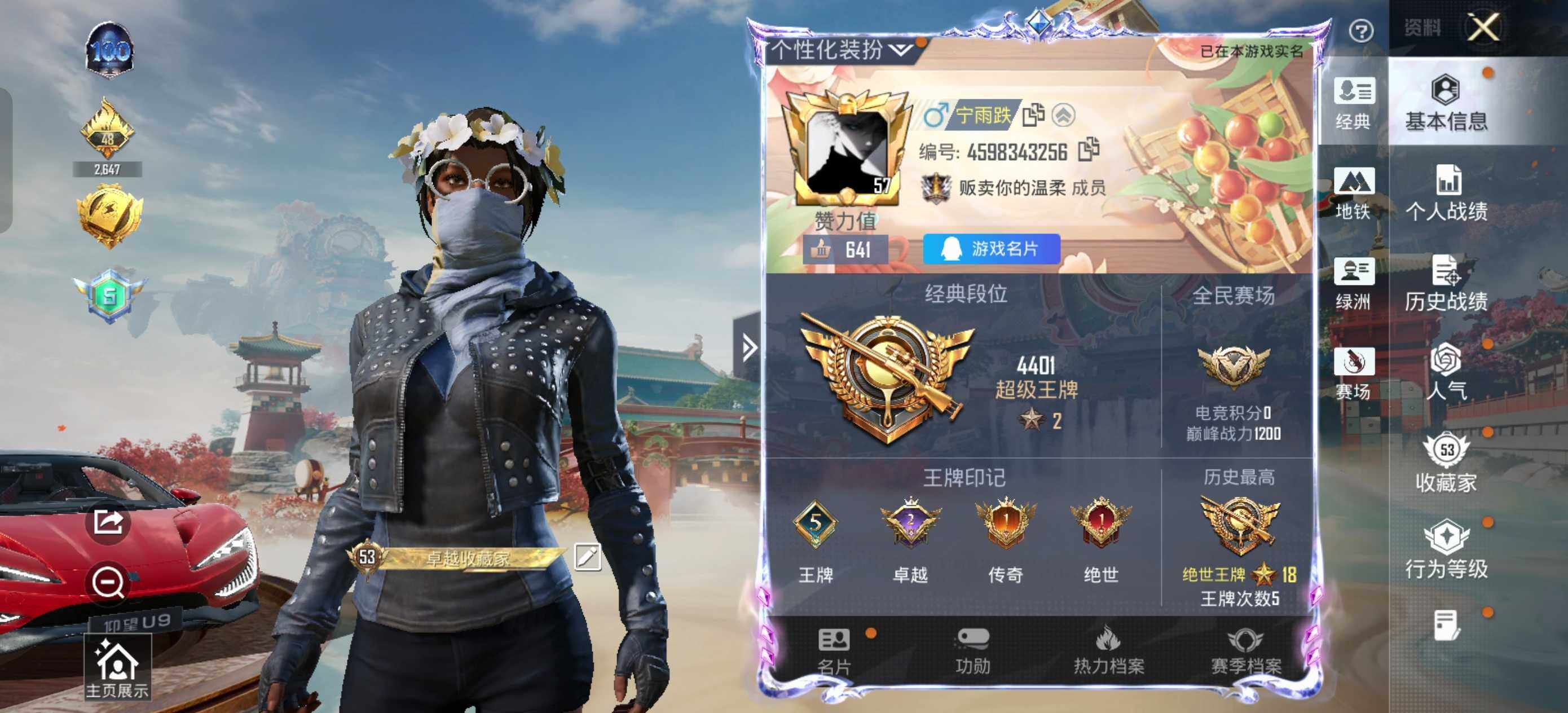 HPLE449429和平精英账号详情图3