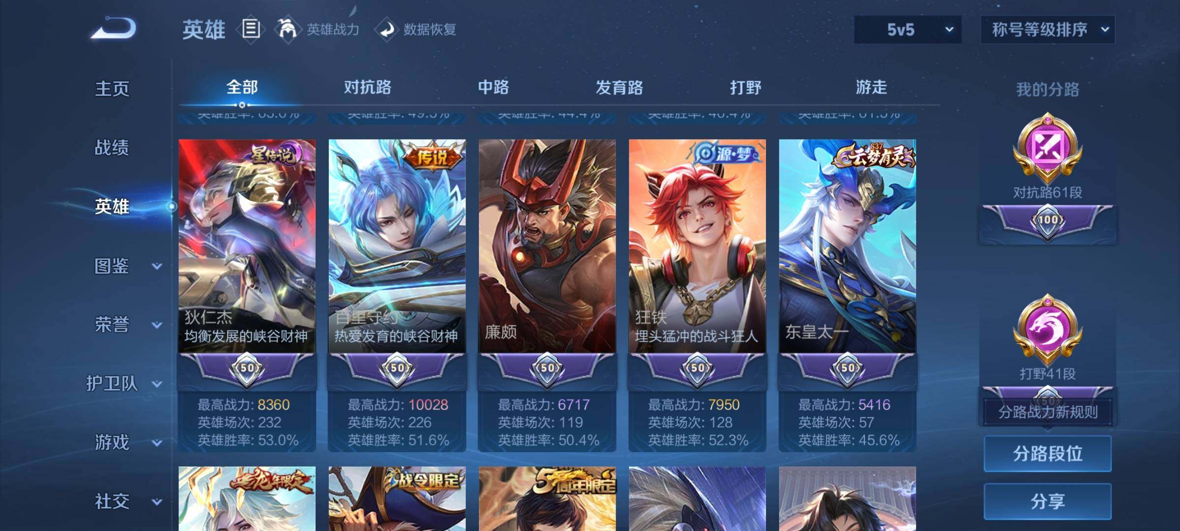 WZCMY4102500王者荣耀账号详情图5 WZCMY4102500王者荣耀账号详情图5