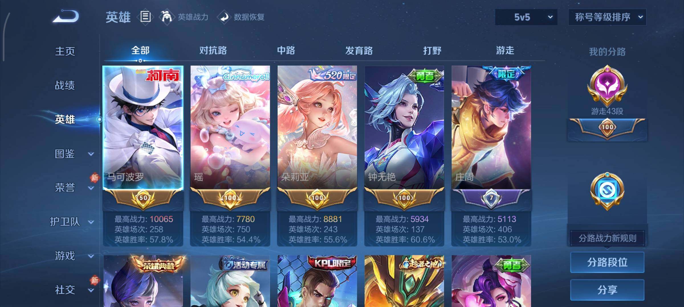 WZCMY498025王者荣耀账号详情图3