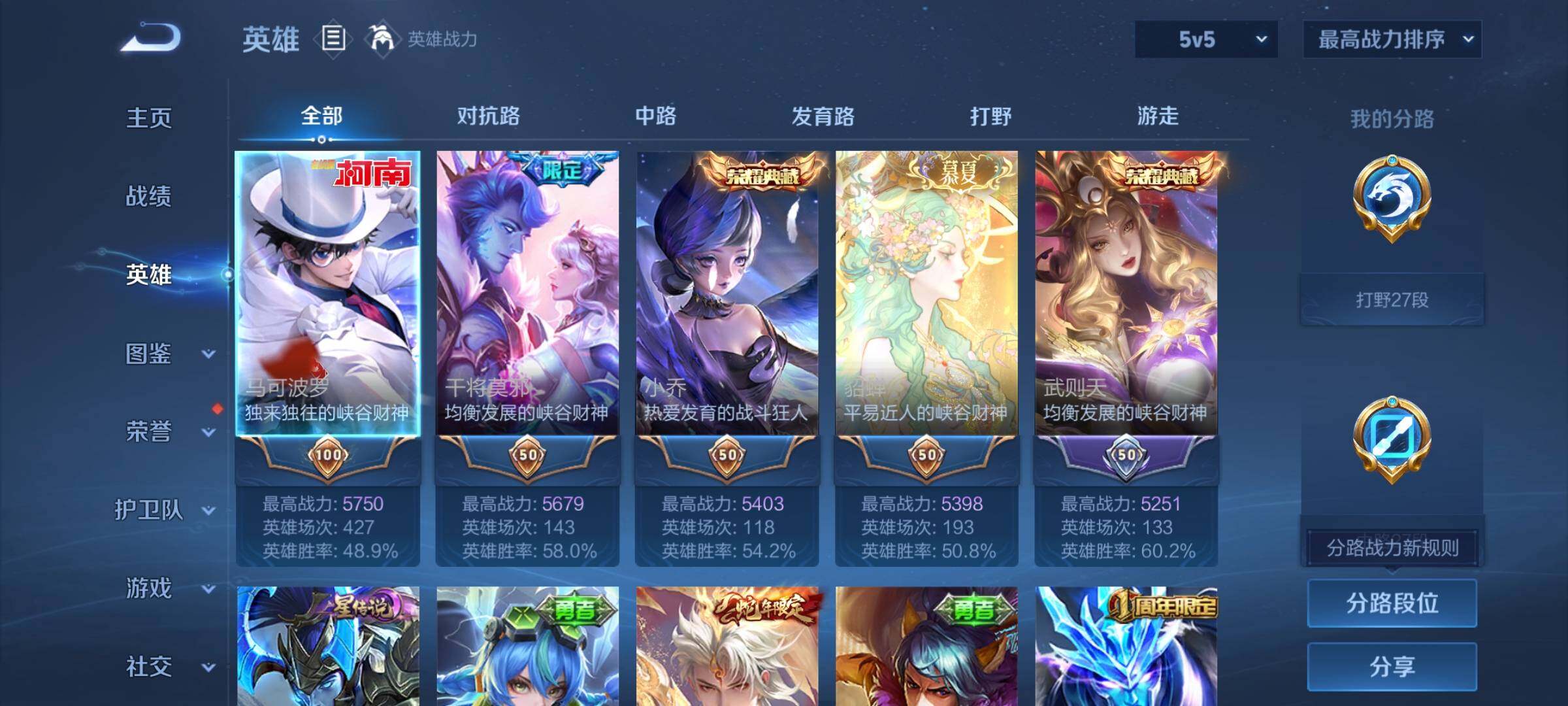 WZCMY4101987王者荣耀账号详情图5