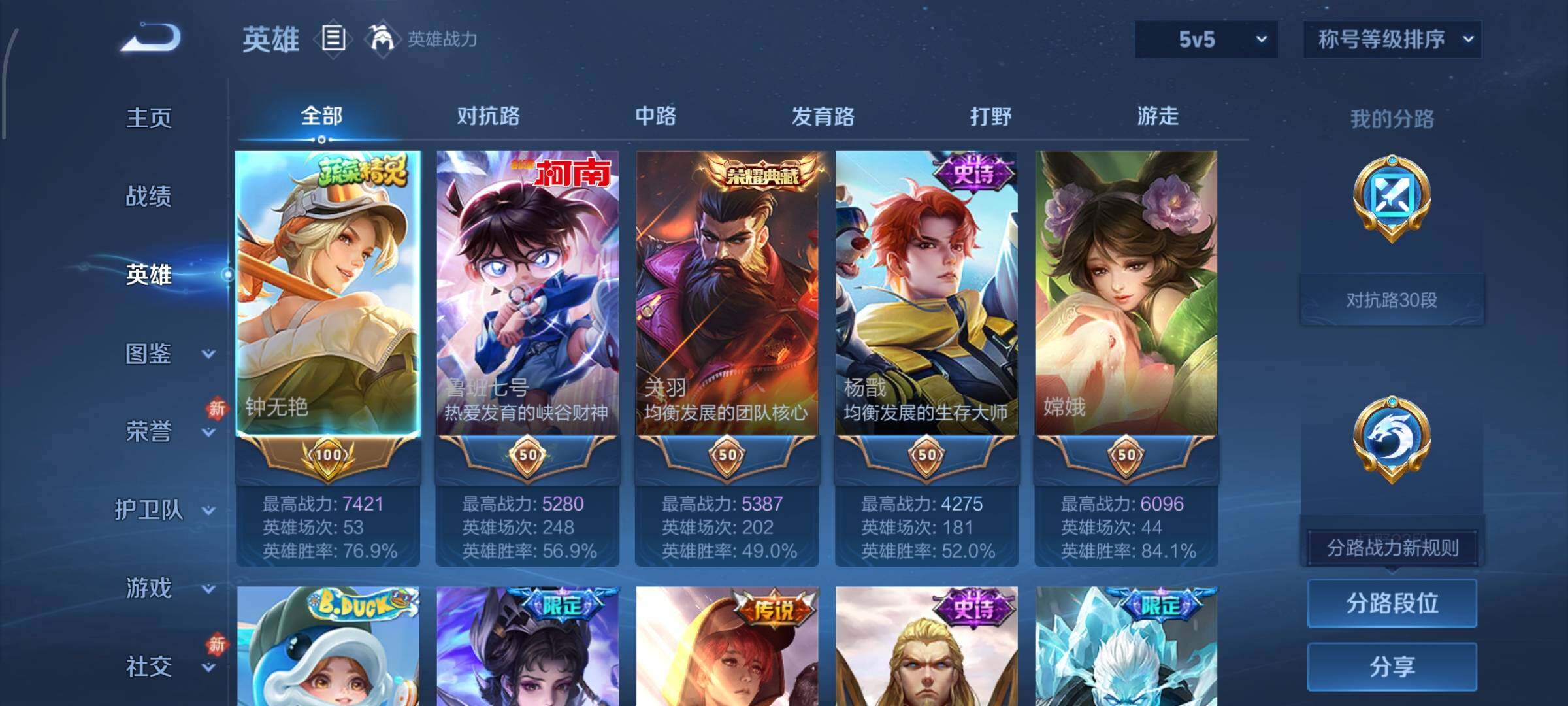 WZCMW4103427王者荣耀账号详情图3