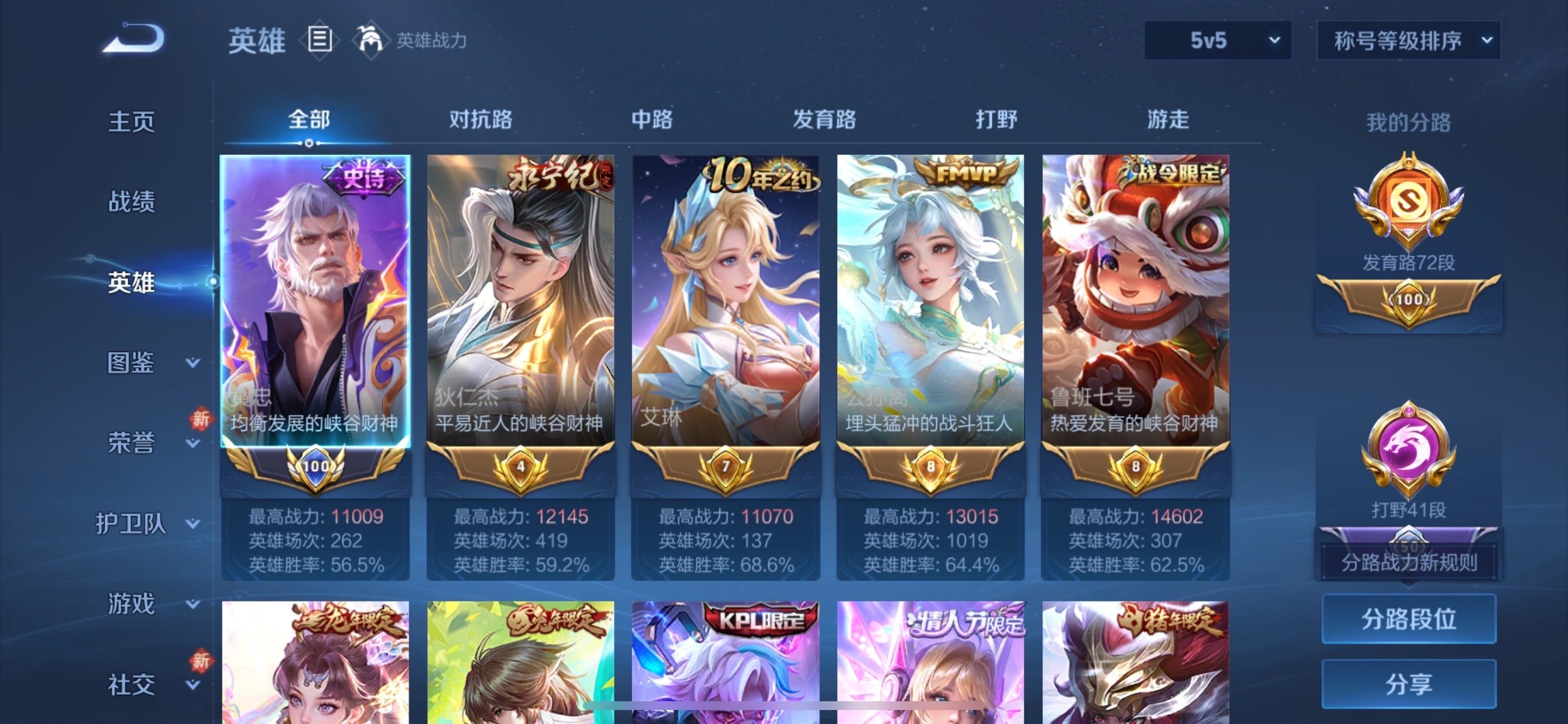 WZCMY498103王者荣耀账号详情图3