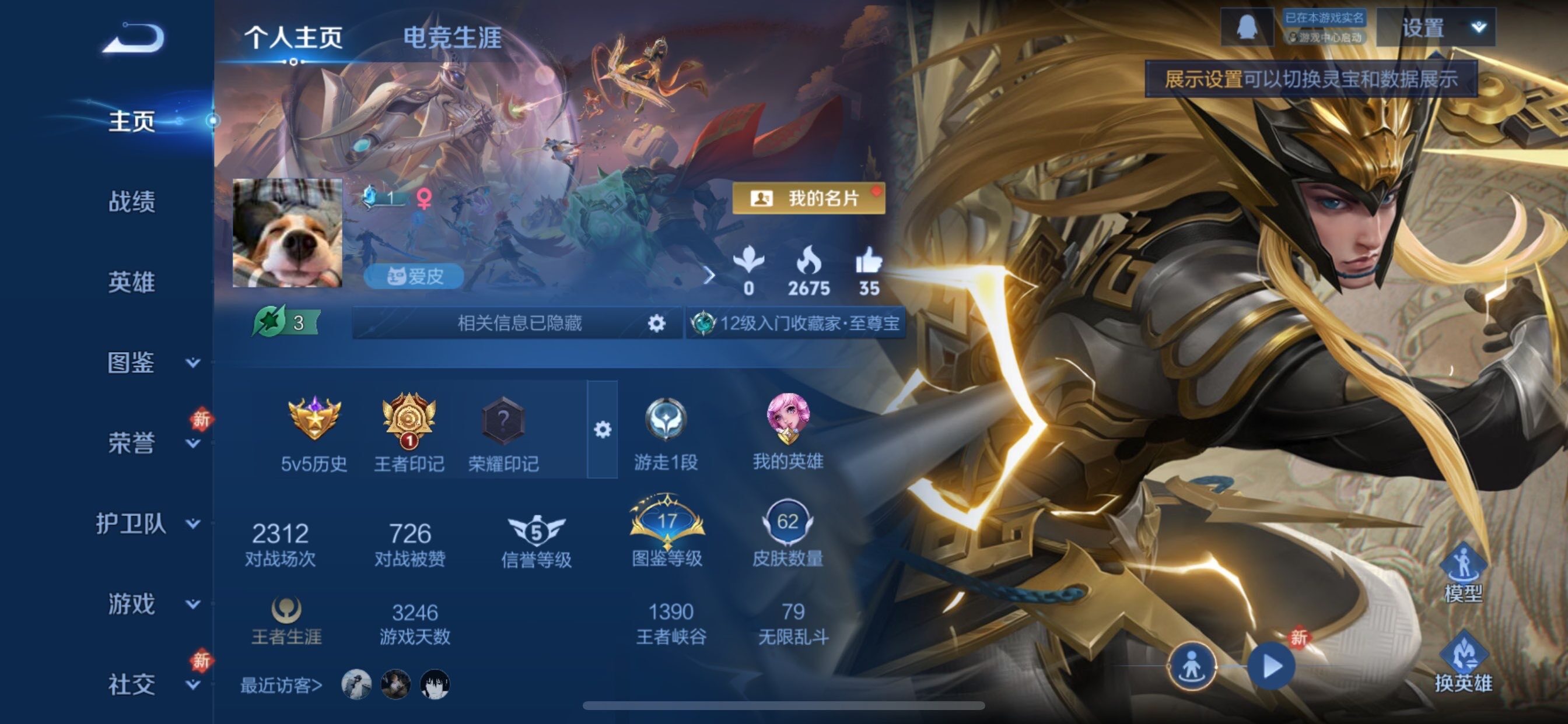 WZCMY498110王者荣耀账号详情图2