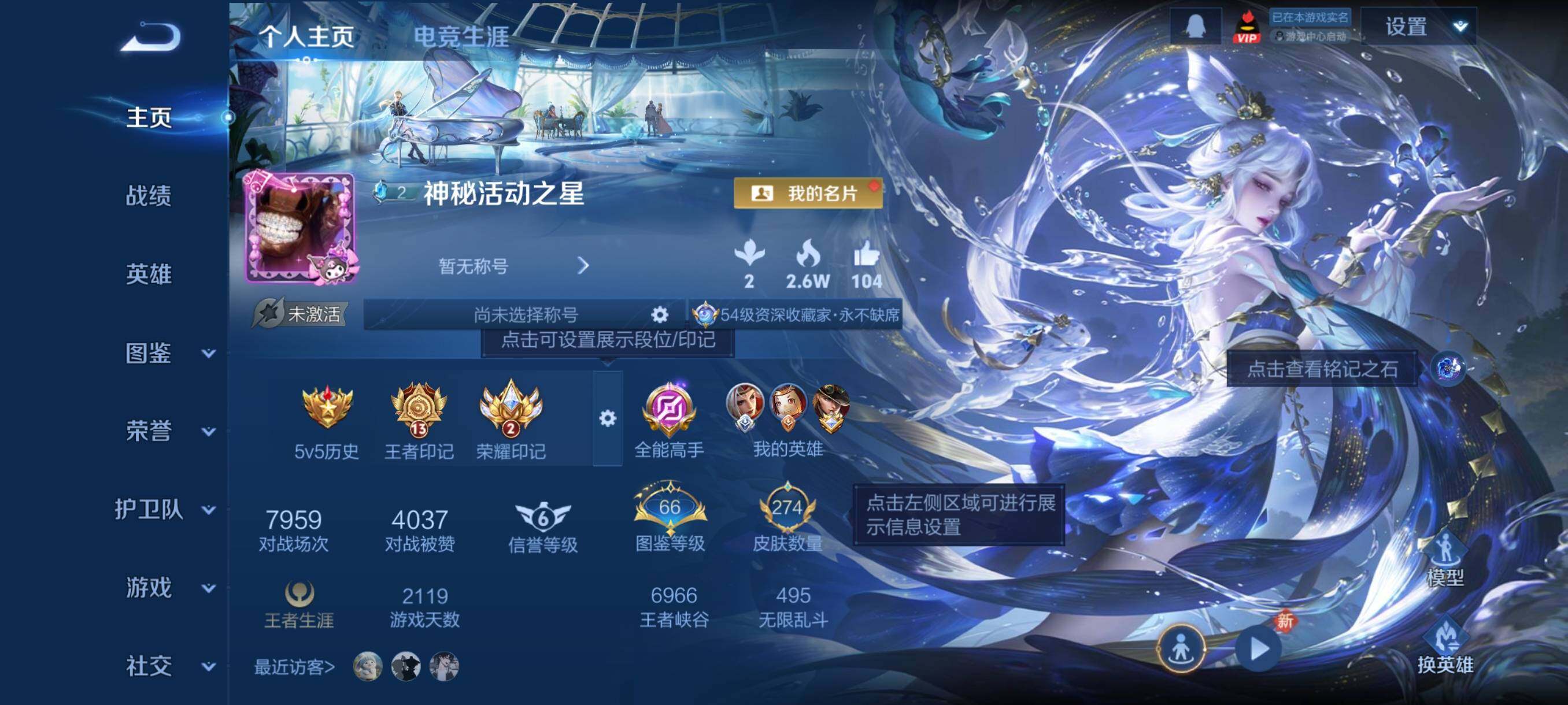 WZCMY498037王者荣耀账号详情图2