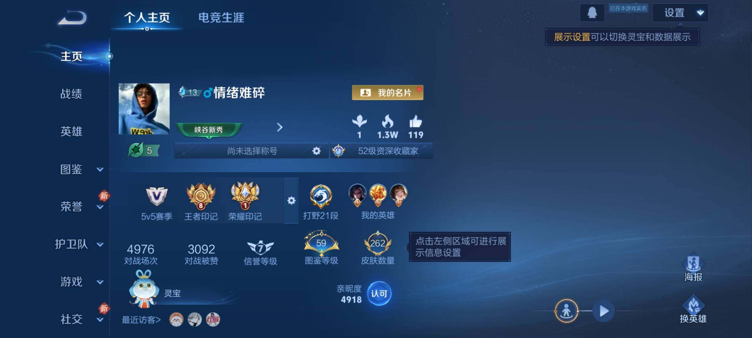 WZCMW4110146王者荣耀账号详情图2