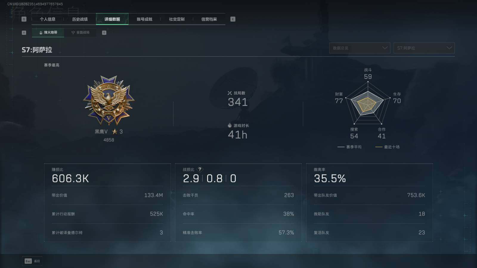 SJZEY426025三角洲行动账号详情图9