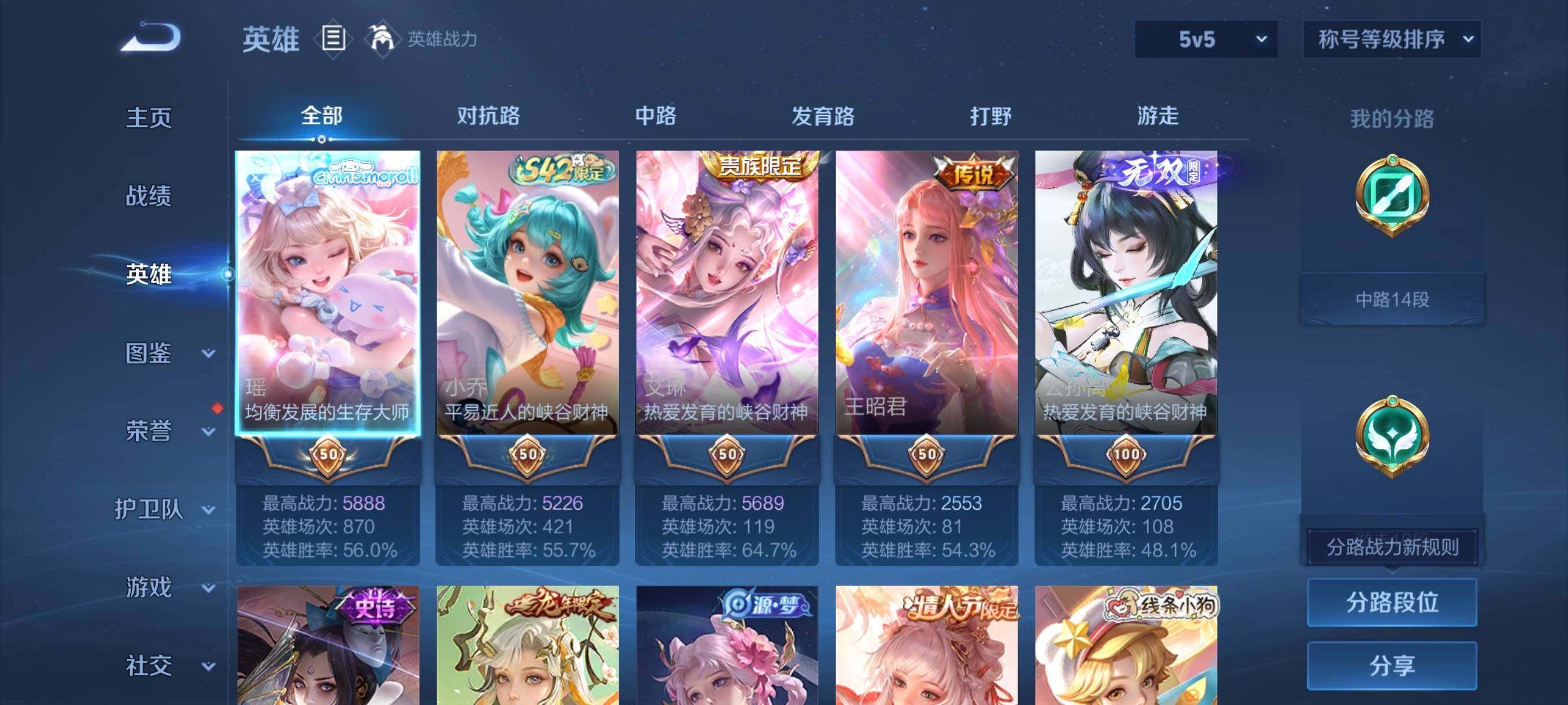 WZCMY498044王者荣耀账号详情图3