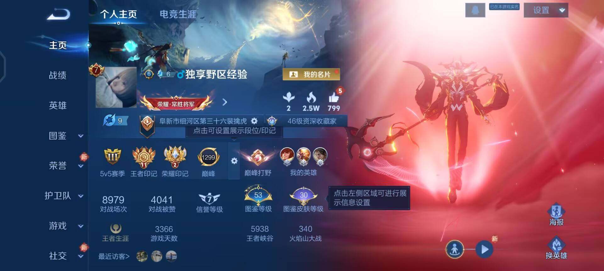 WZQM497848王者荣耀账号详情图3