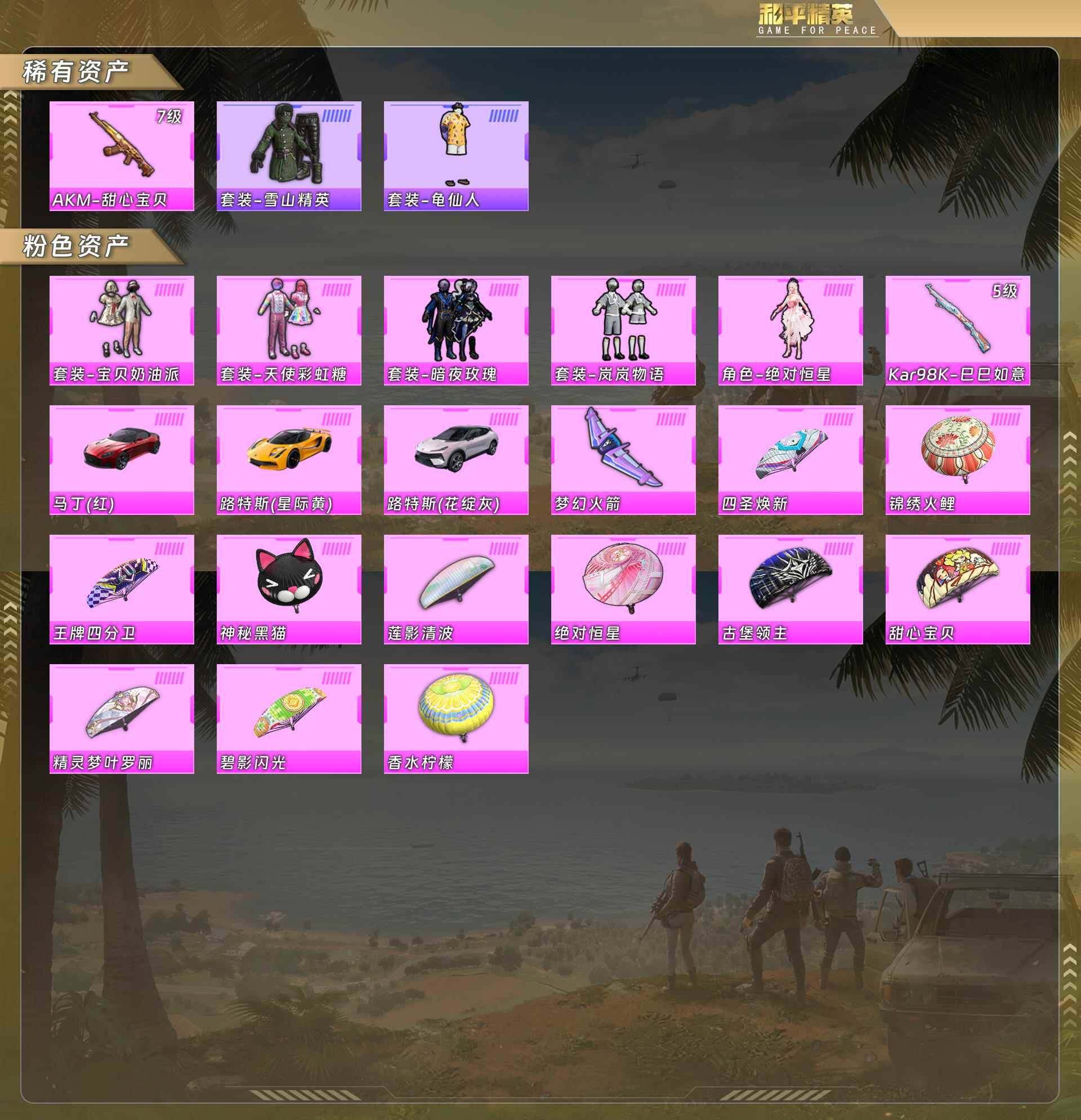 HPQM478620和平精英账号详情图5