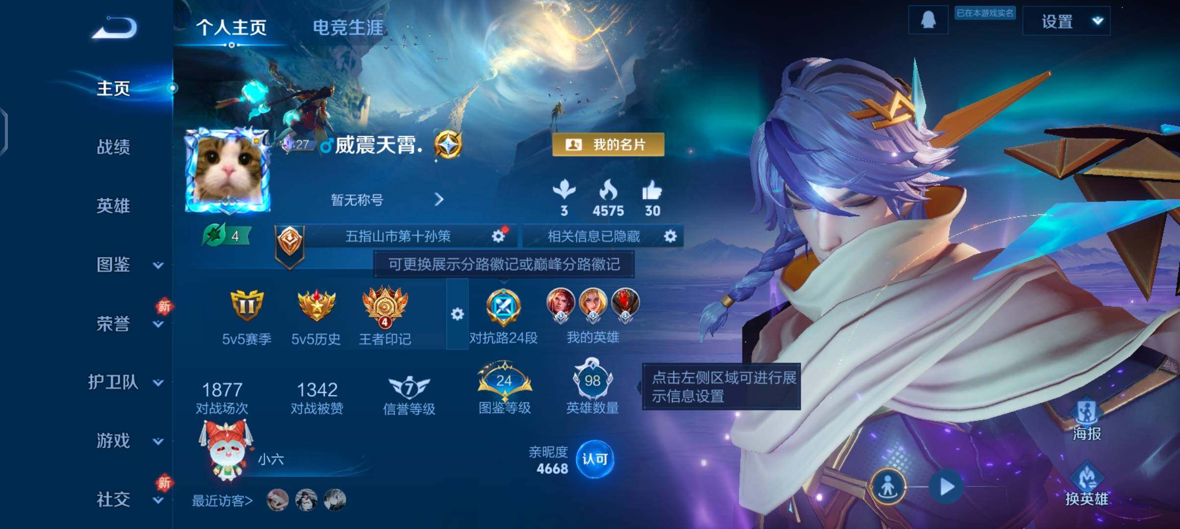 WZCMW4110145王者荣耀账号详情图2