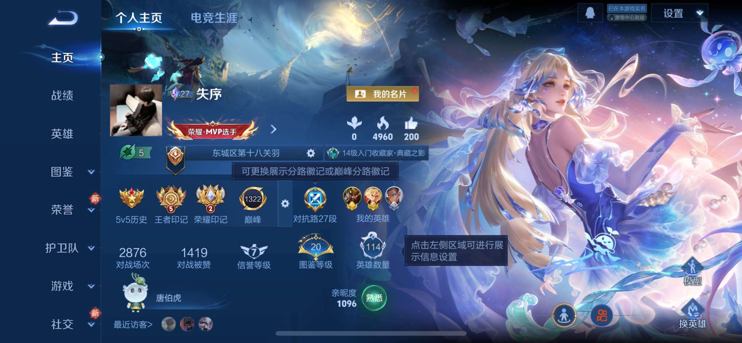 WZCMW4110078王者荣耀账号详情图2 WZCMW4110078王者荣耀账号详情图2