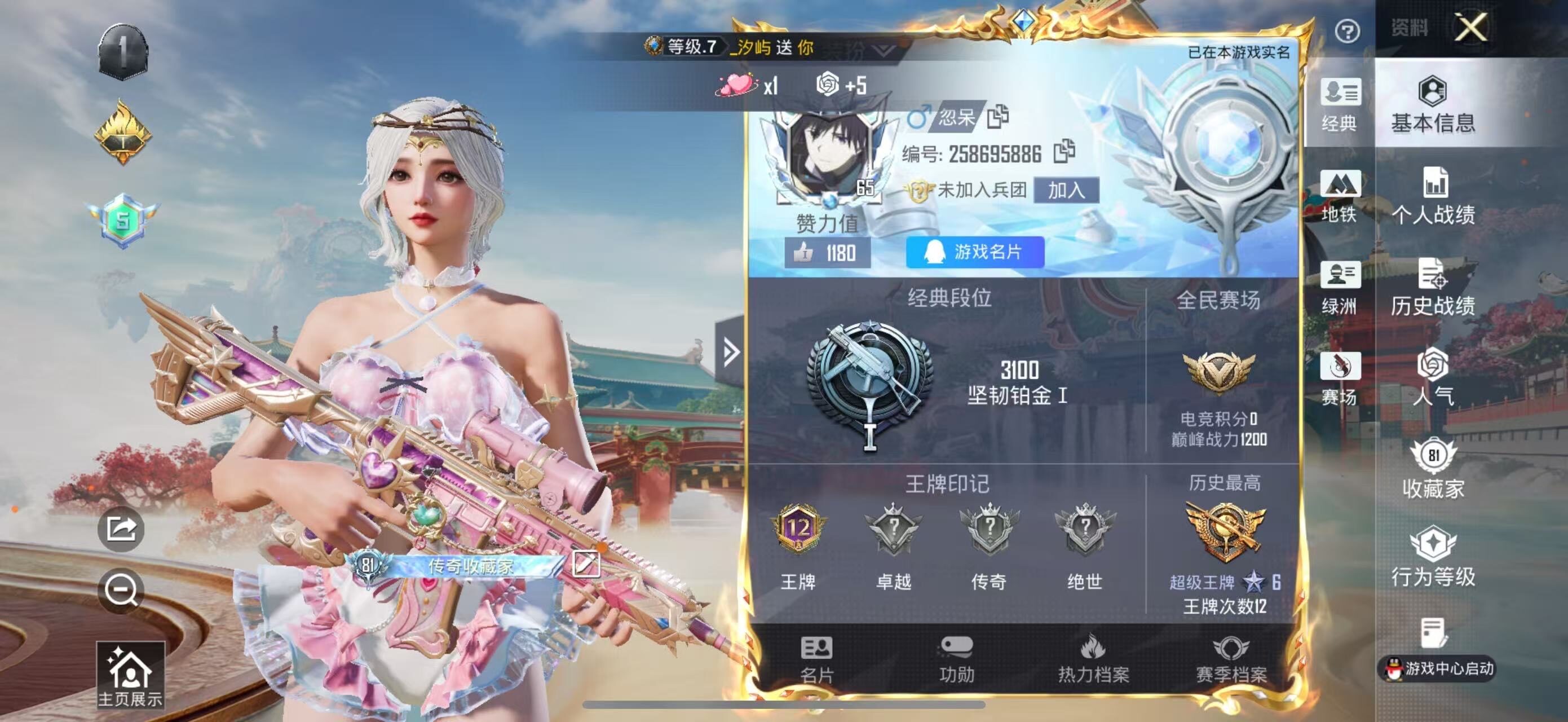 HPLX463334和平精英账号详情图16