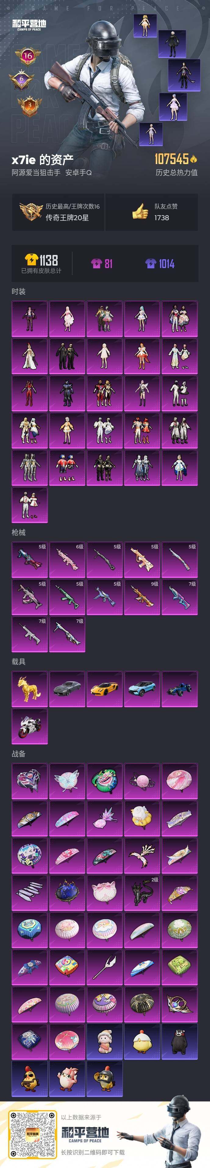 HPLE450450和平精英账号详情图7