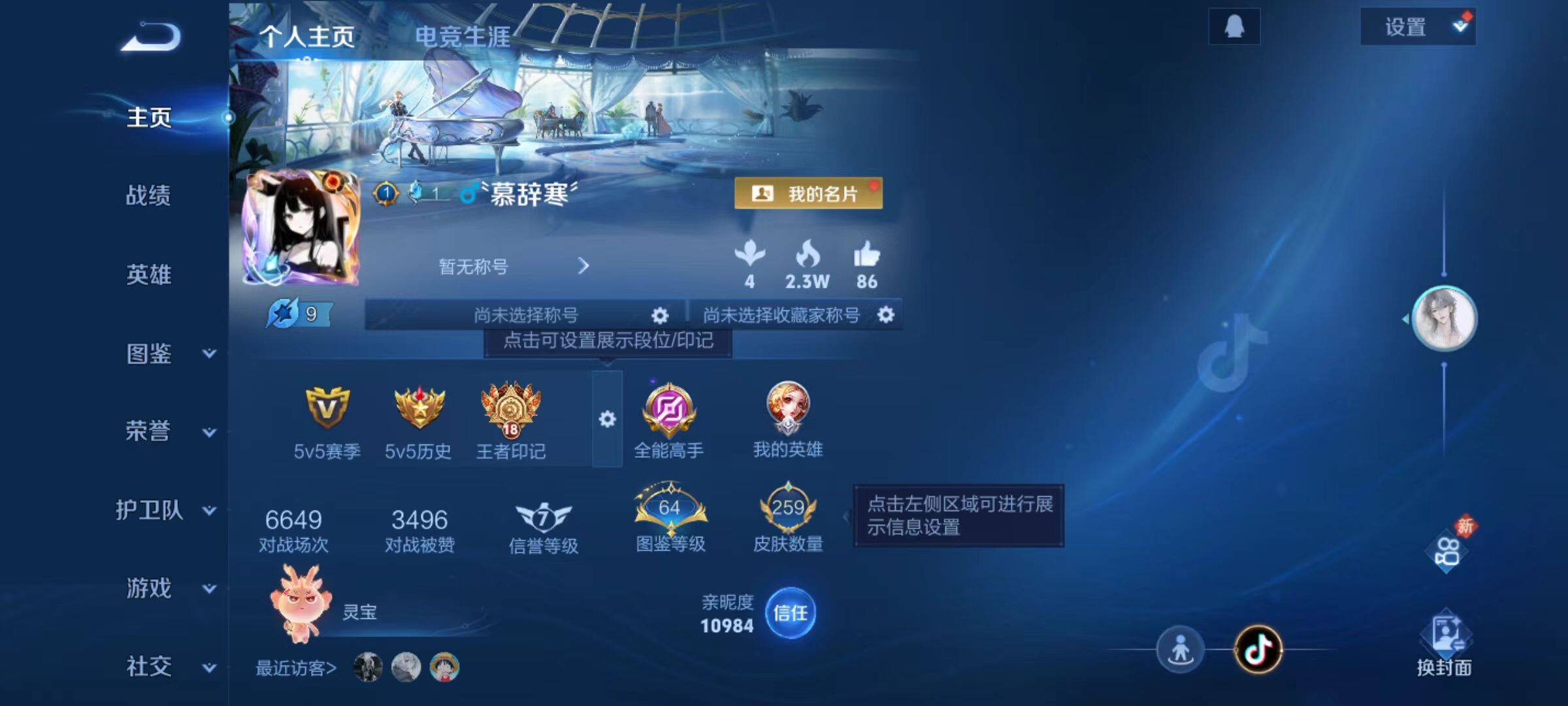 WZCMW497155王者荣耀账号详情图6 WZCMW497155王者荣耀账号详情图6