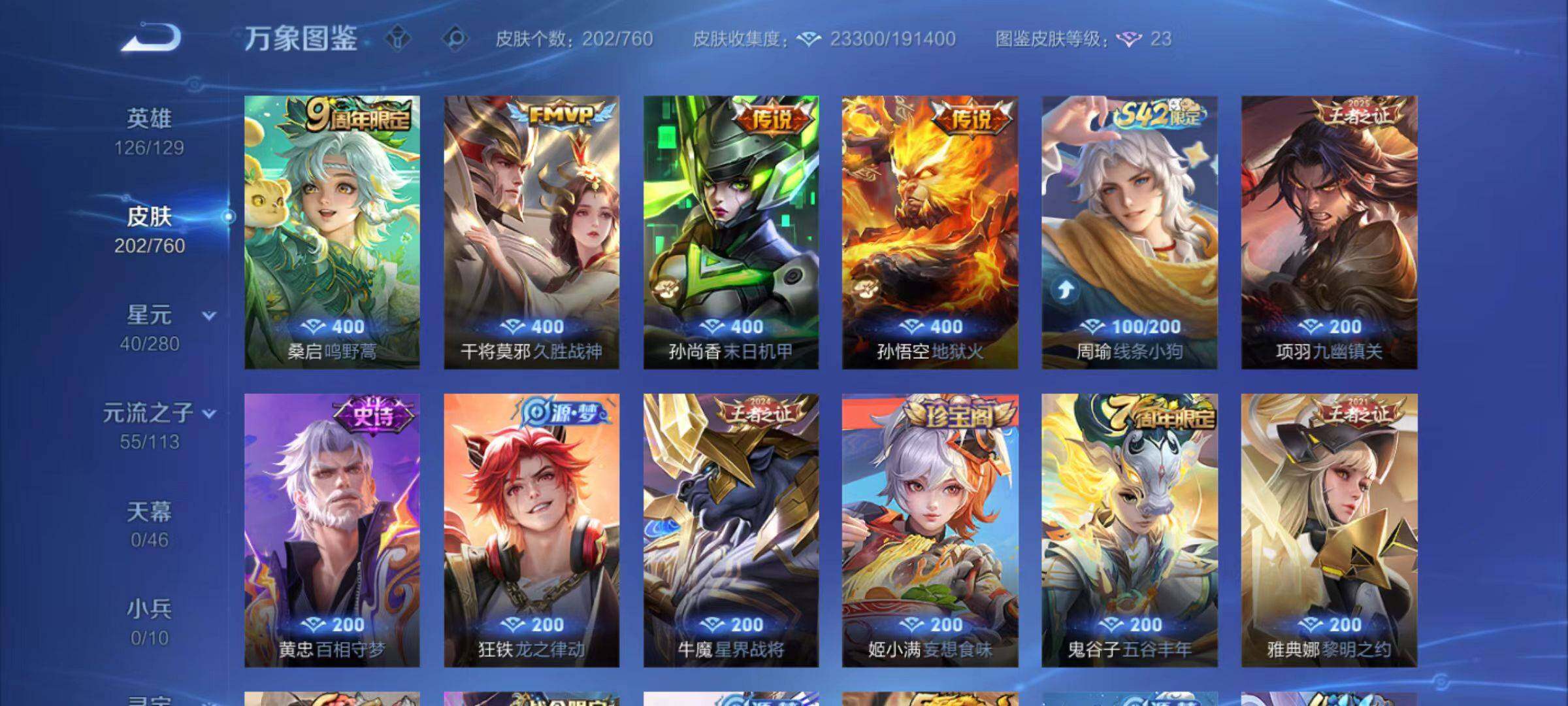 WZLX4109762王者荣耀账号详情图11