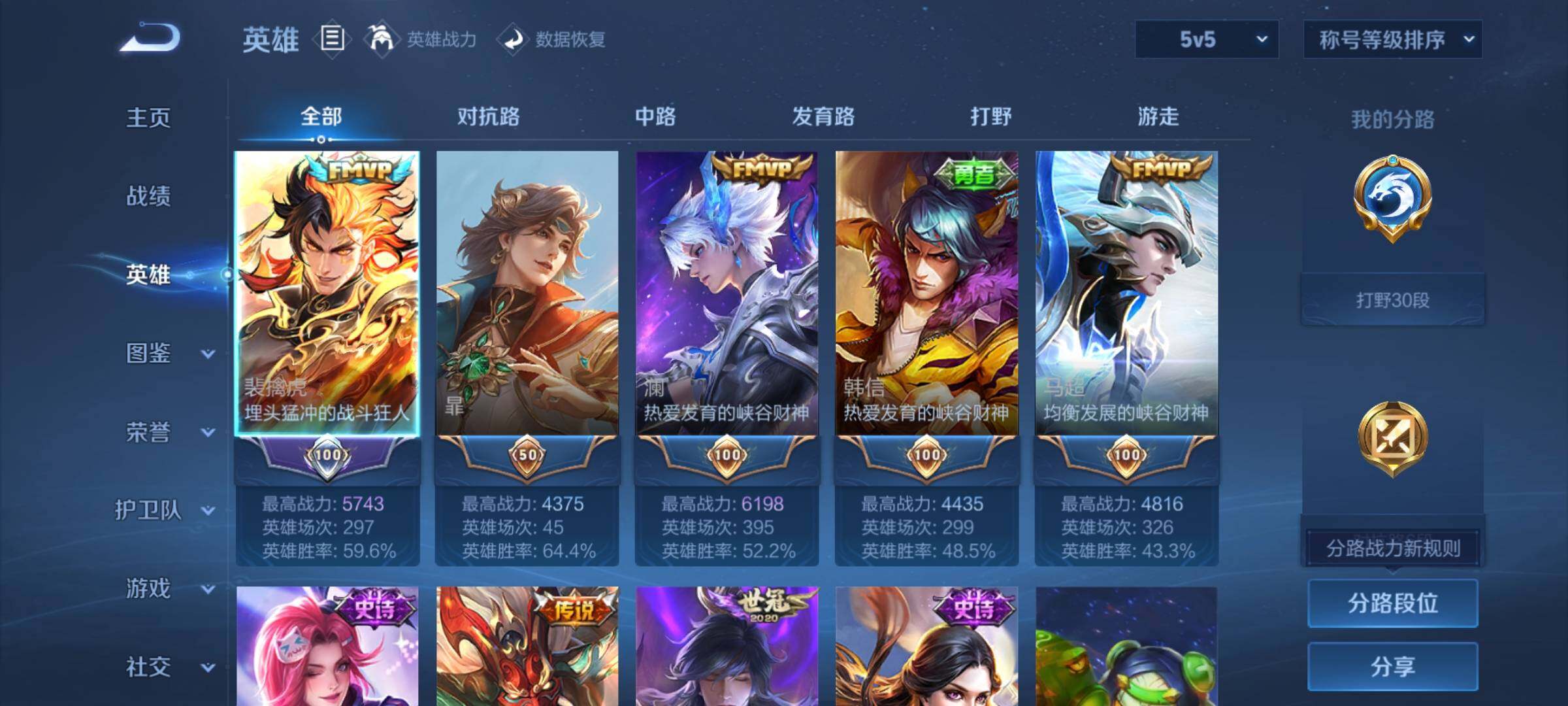 WZCMY4104870王者荣耀账号详情图3