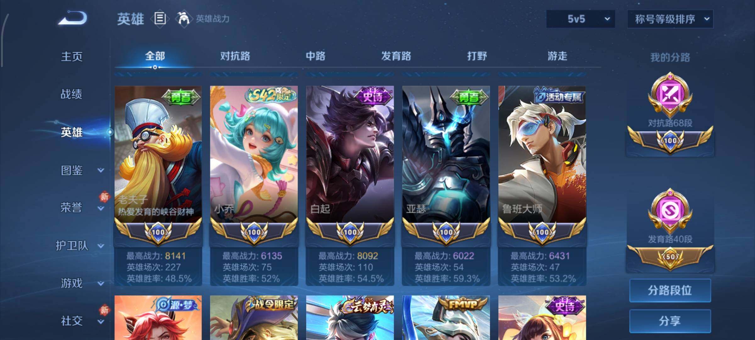 WZCMW4103500王者荣耀账号详情图5