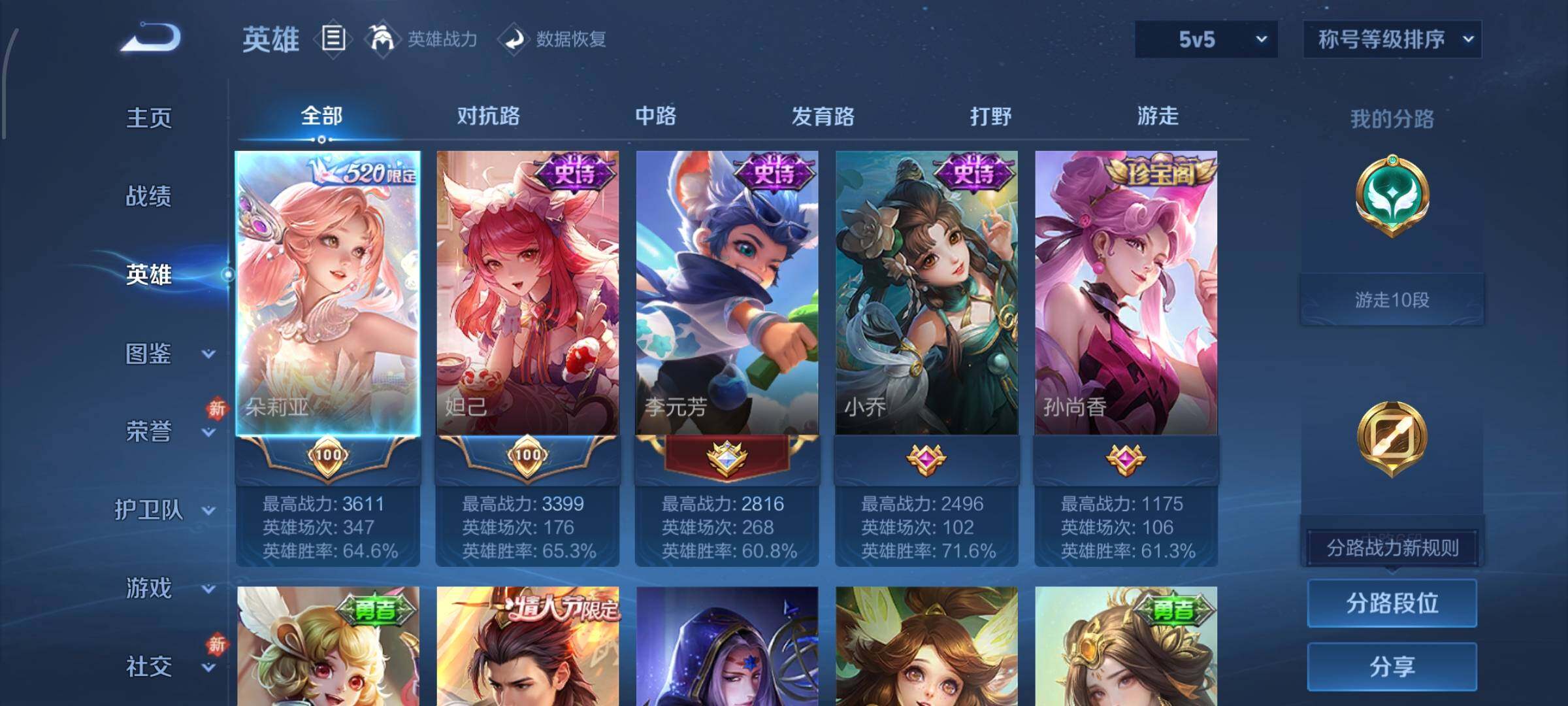 WZCMW4103501王者荣耀账号详情图3