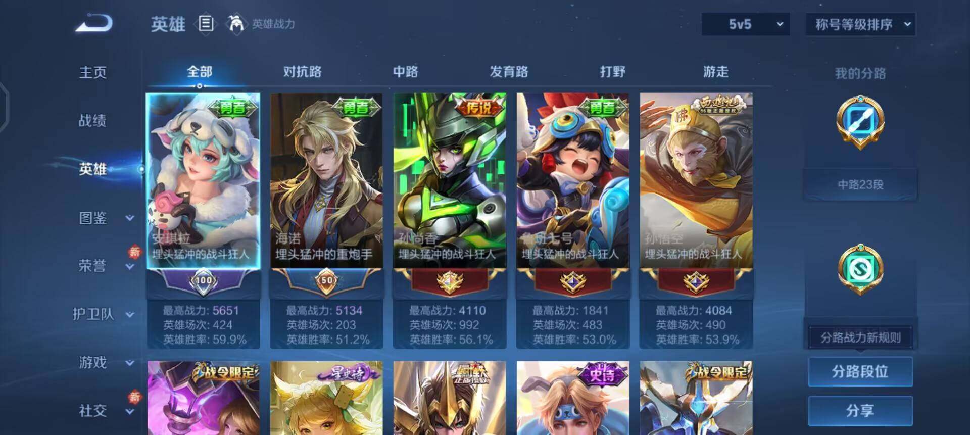 WZQM4105030王者荣耀账号详情图15 WZQM4105030王者荣耀账号详情图15