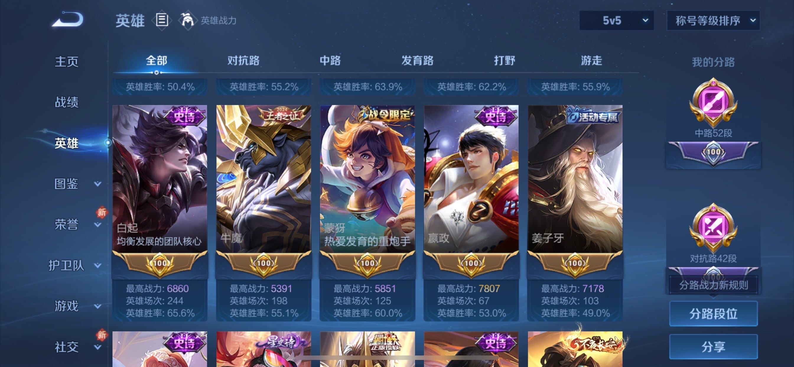 WZCMY4101582王者荣耀账号详情图5