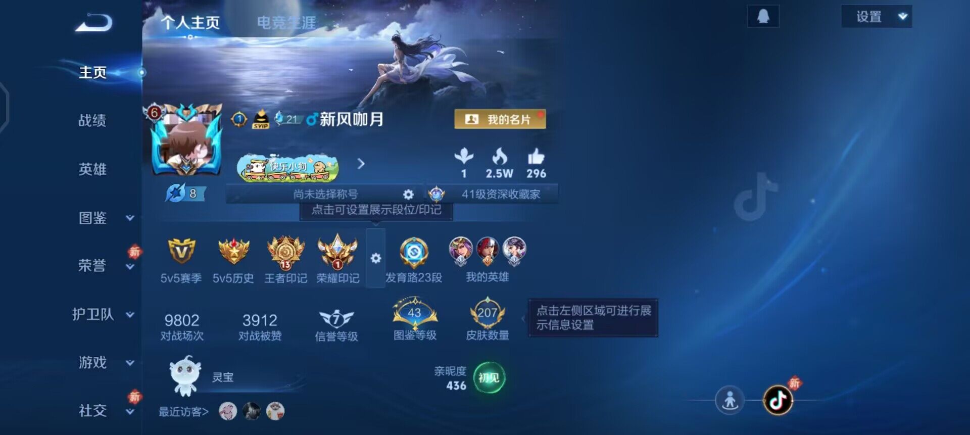 WZQM4101439王者荣耀账号详情图3 WZQM4101439王者荣耀账号详情图3