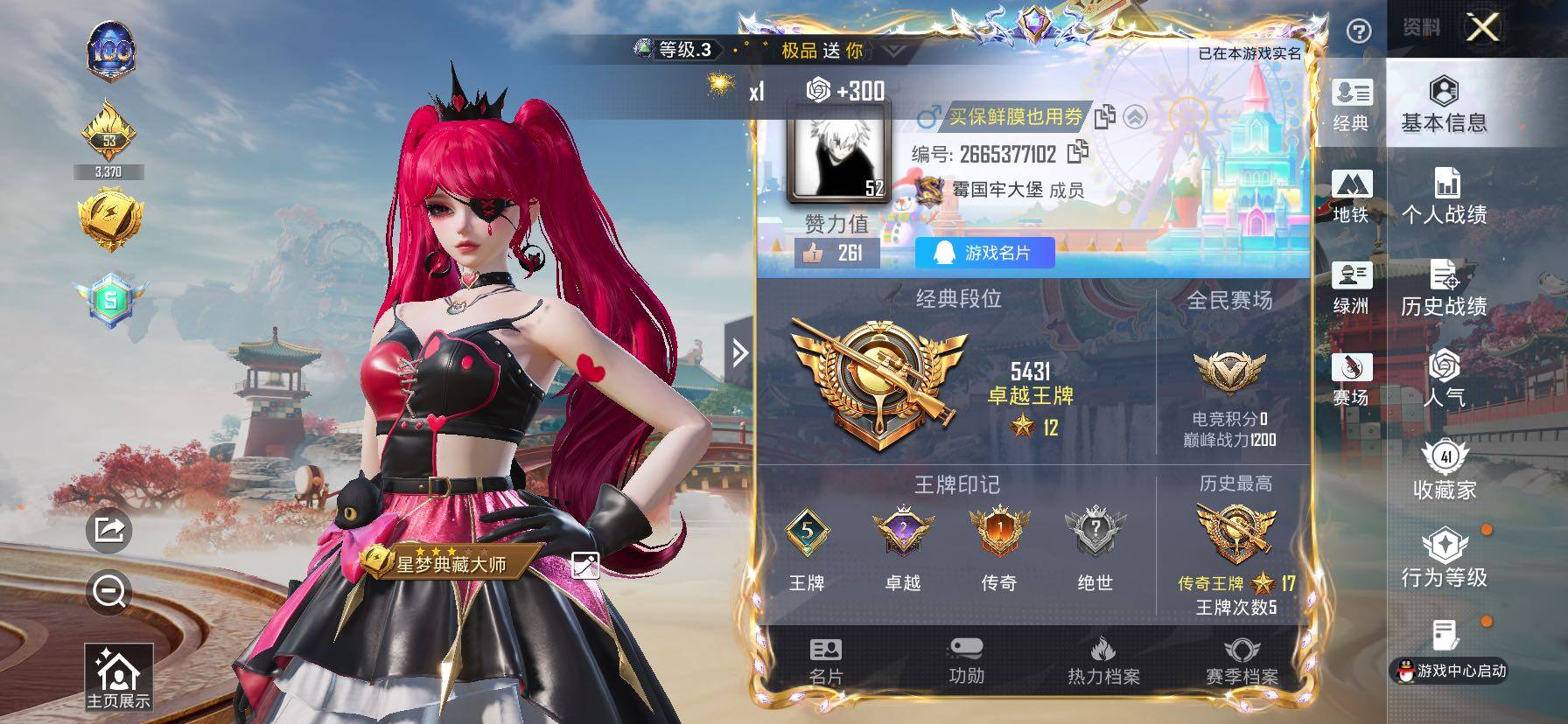 HPCMW473354和平精英账号详情图2