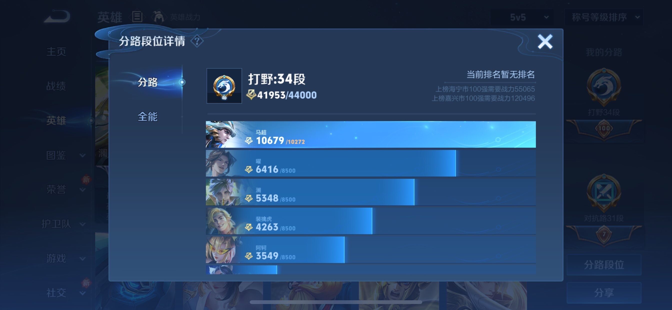 WZCMY4101615王者荣耀账号详情图4 WZCMY4101615王者荣耀账号详情图4