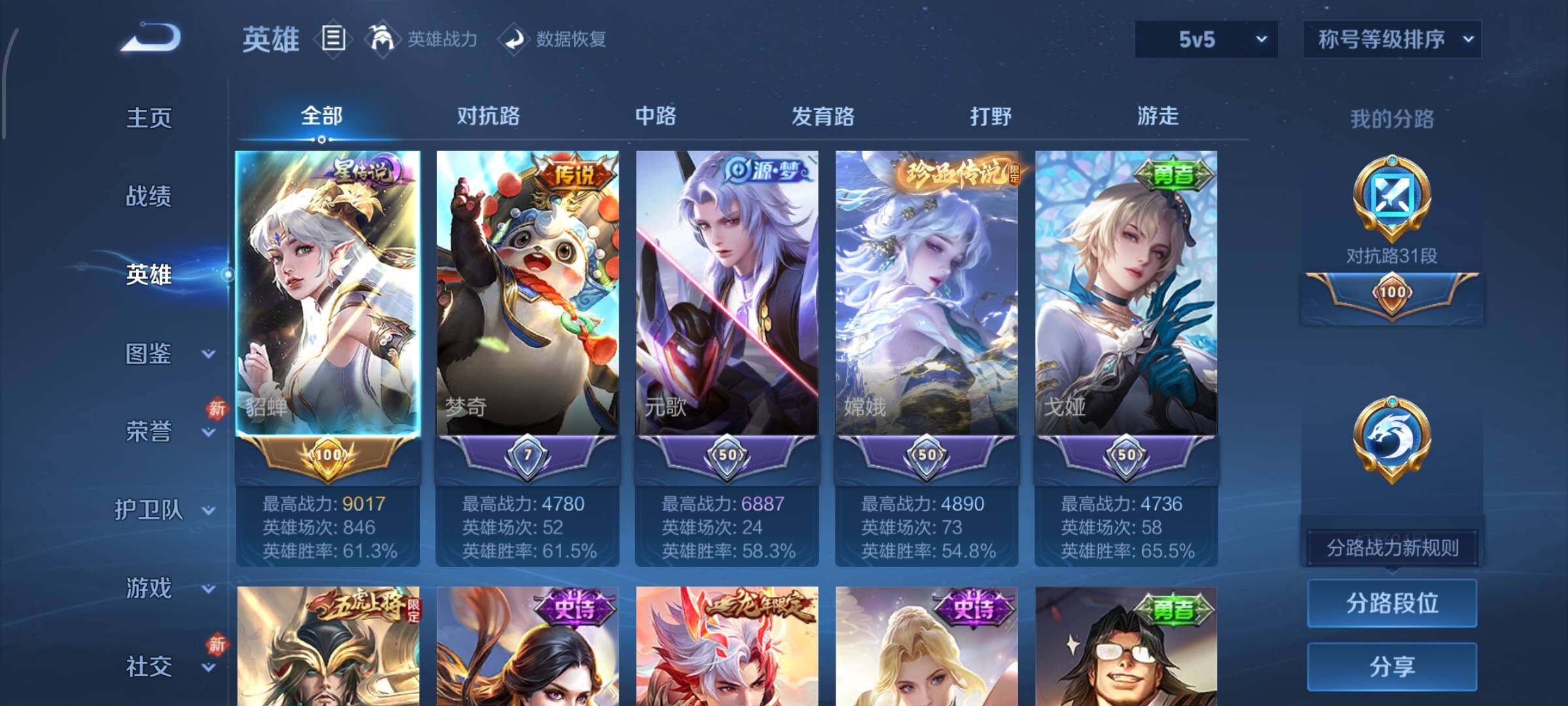 WZCMW4103529王者荣耀账号详情图3