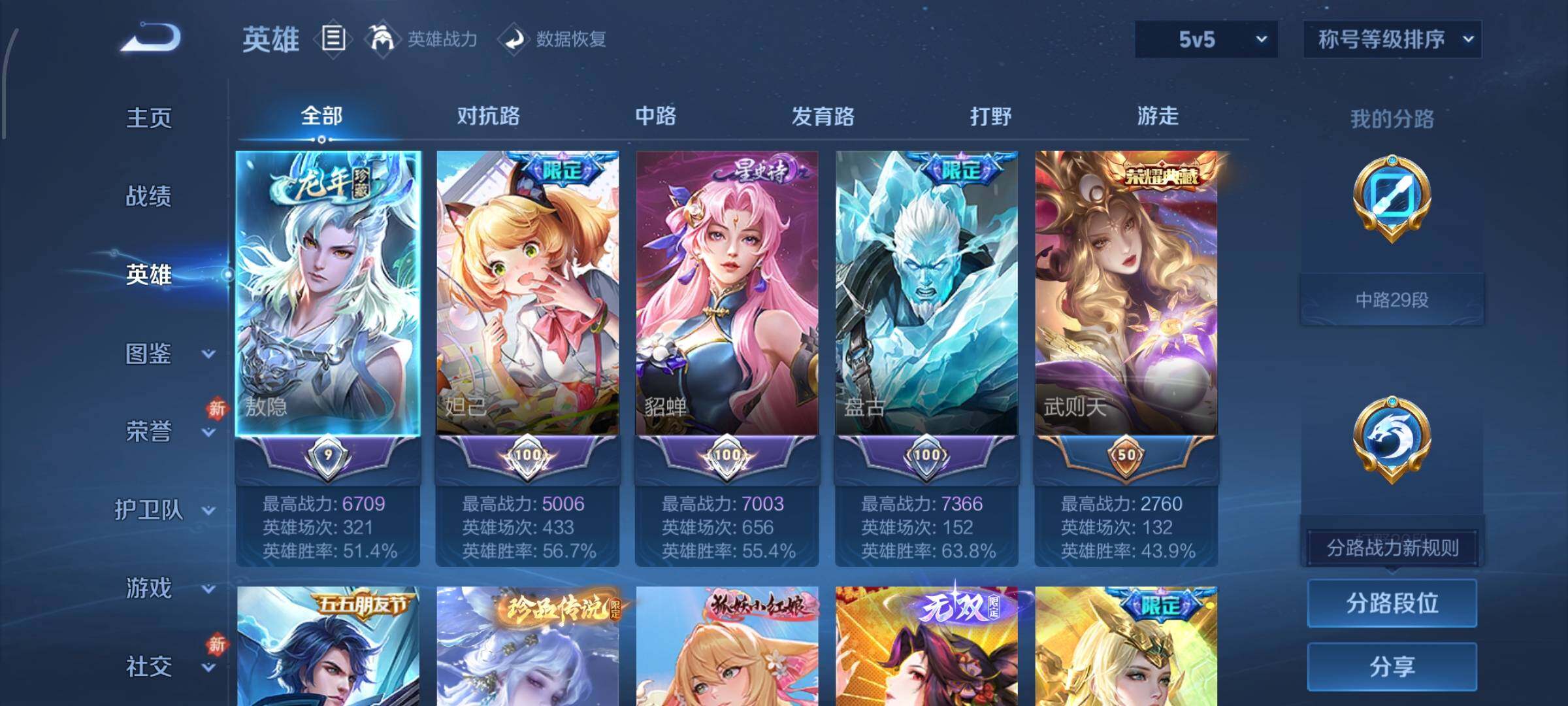 WZCMW4103533王者荣耀账号详情图3